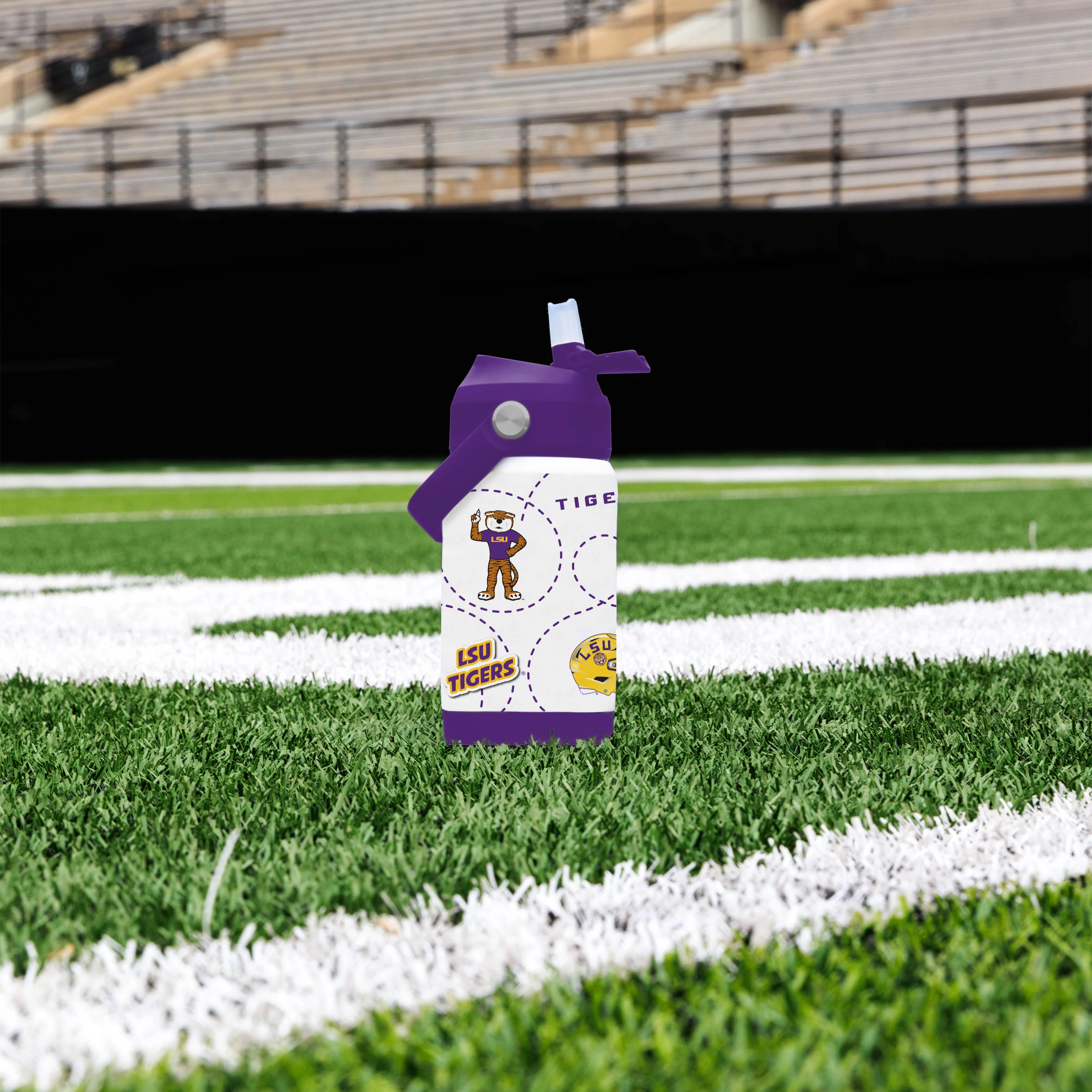 LSU 12oz Mascot SS Kids Bottle - Image 4