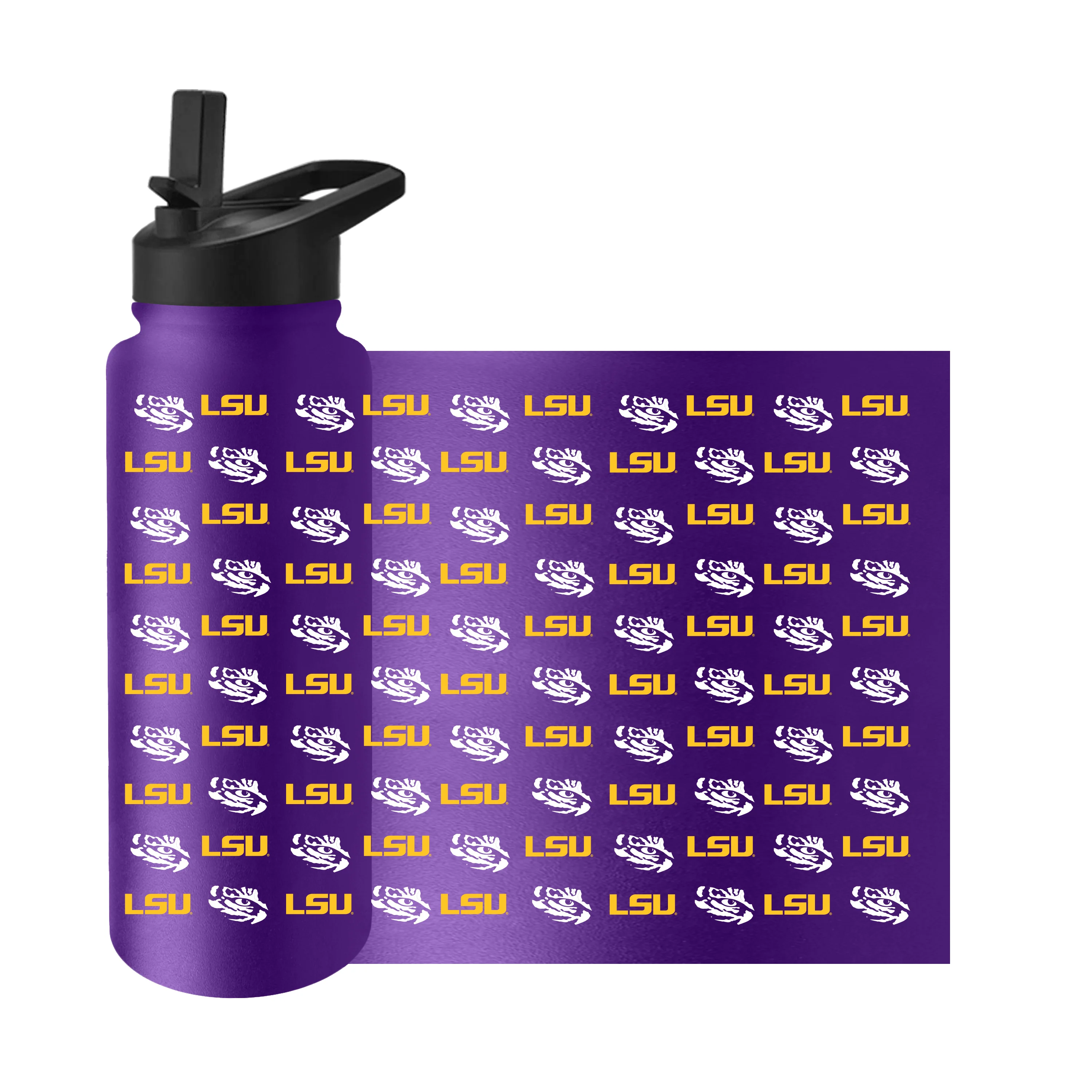LSU 34oz Step And Repeat Quencher Bottle - Image 3