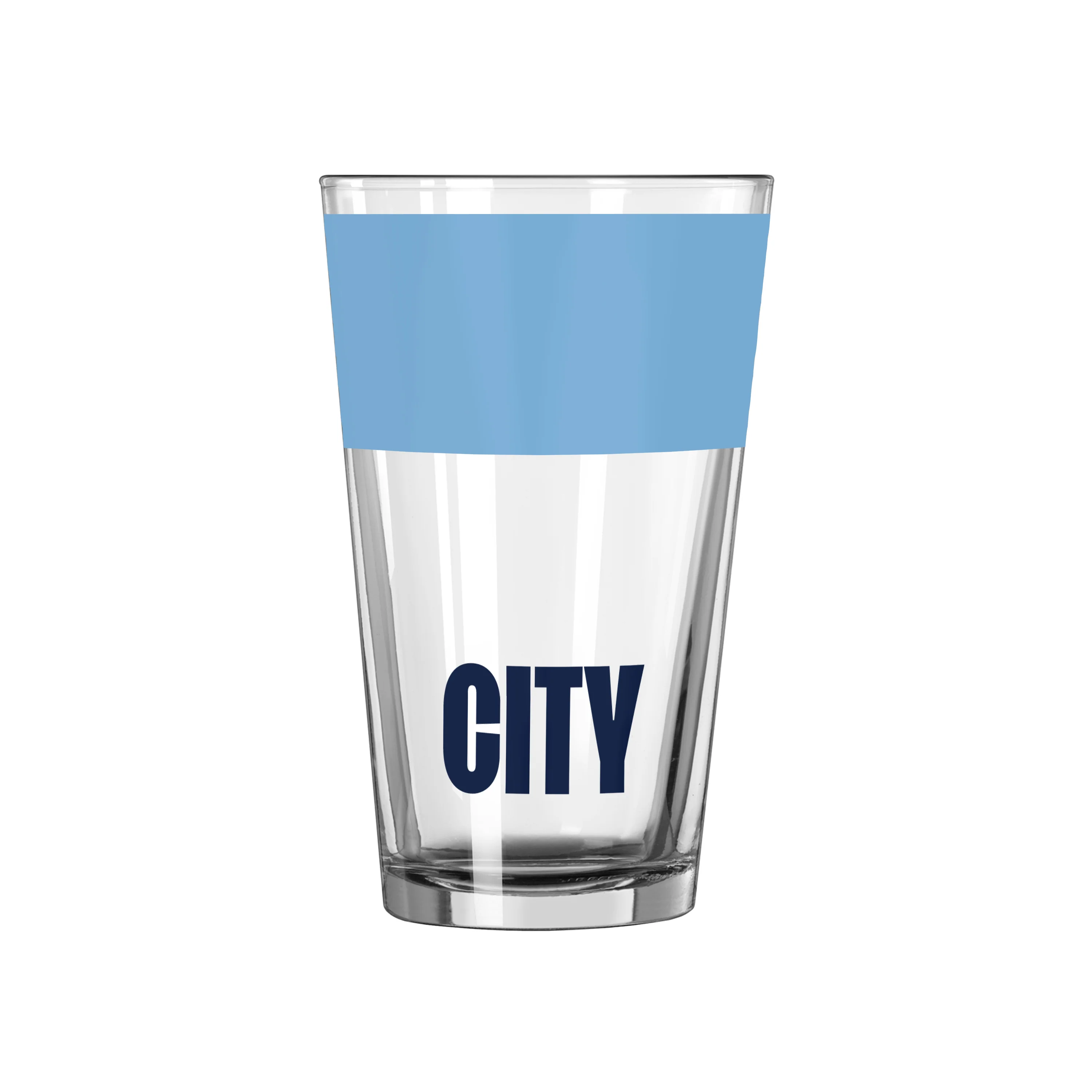 Manchester City F.C. 16oz Colorblock Pint Glass - Image 3