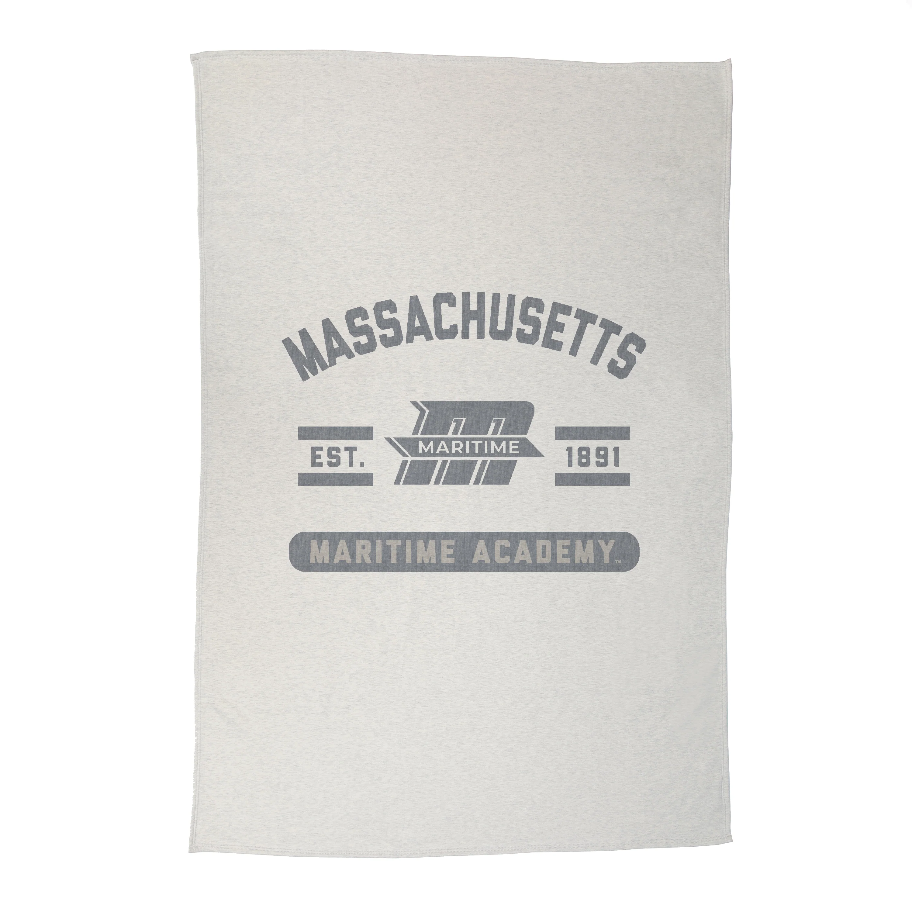Mass Maritime Academy Sublimated Sweatshirt Blanket