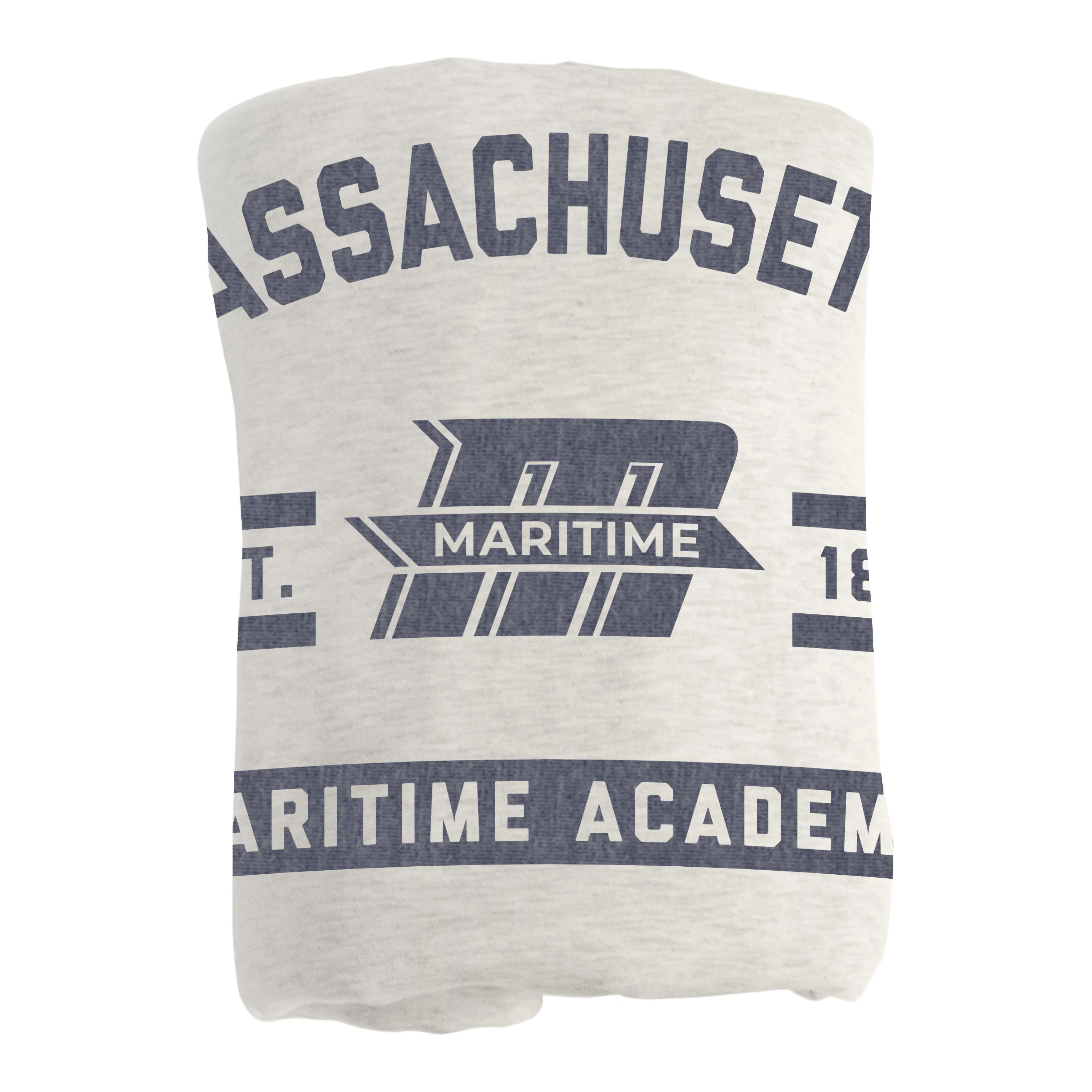 Mass Maritime Academy Sublimated Sweatshirt Blanket - Image 3