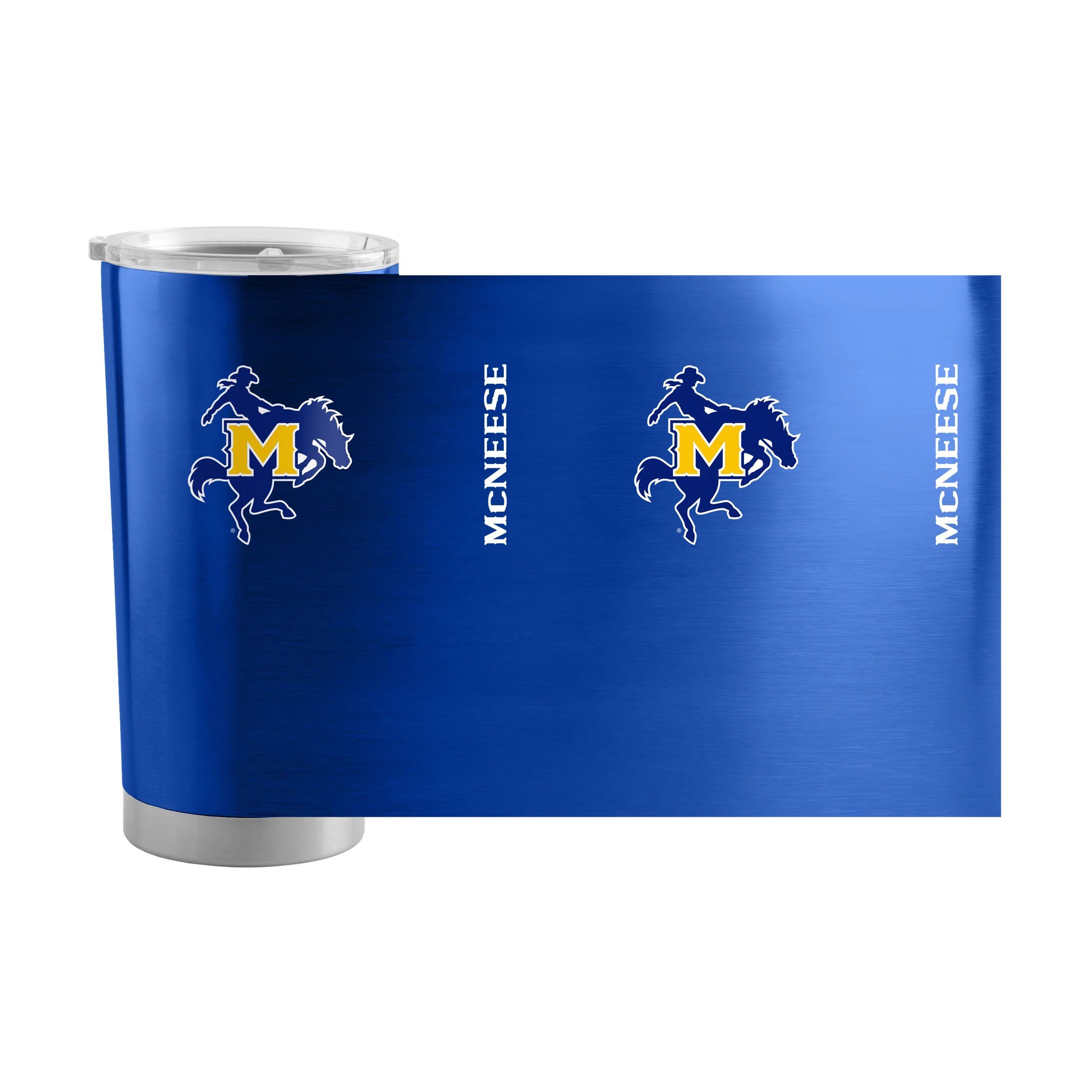 McNeese State 20oz Gameday Stainless Tumbler - Image 2