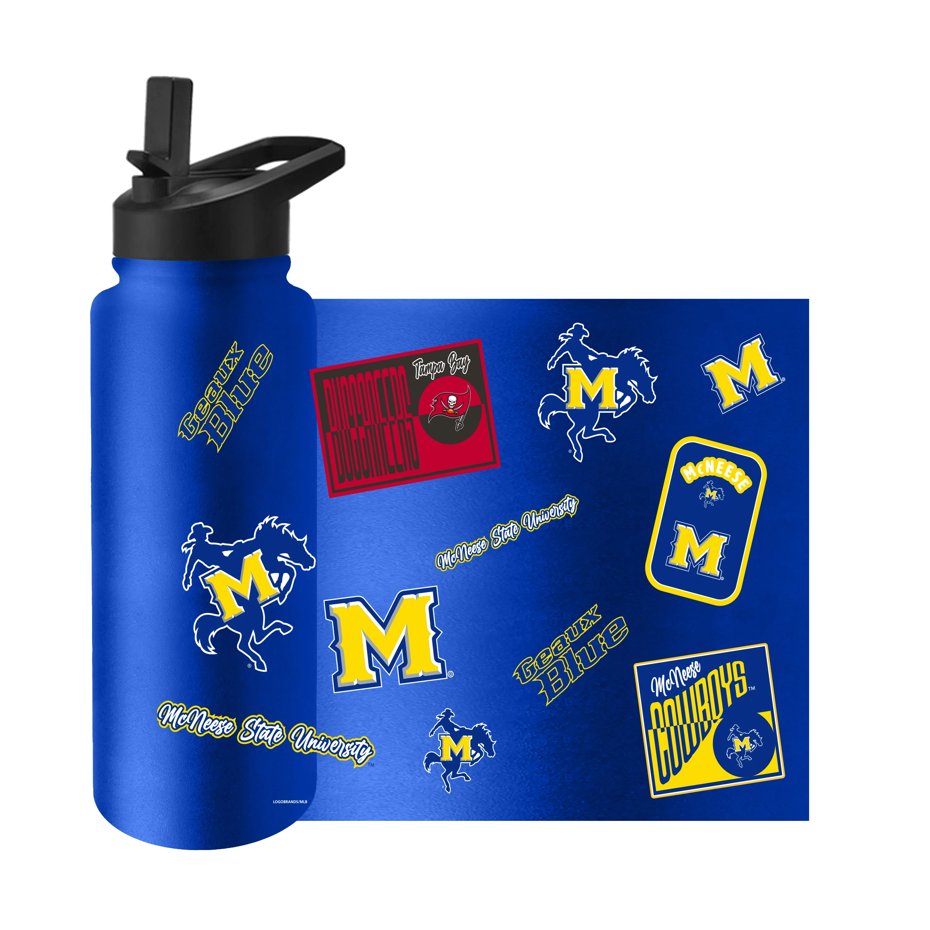 McNeese State 34oz Dreamweave Quencher Bottle - Image 3
