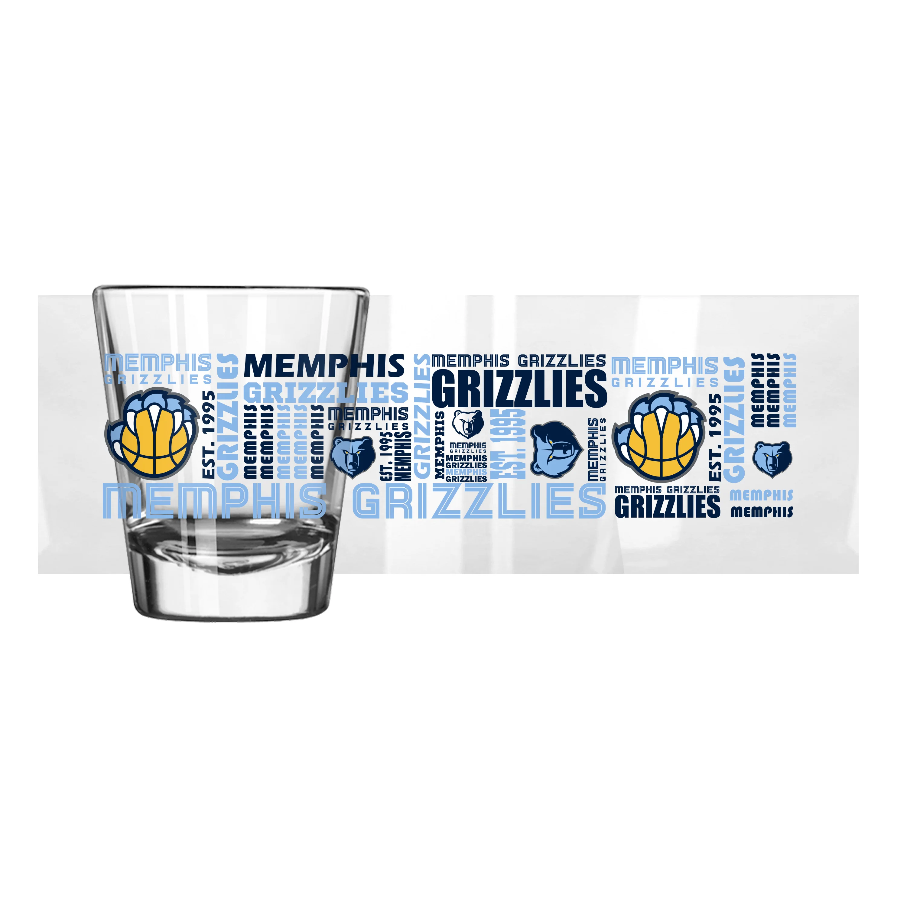 Memphis Grizzlies 2oz Spirit Shot Glass - Image 2