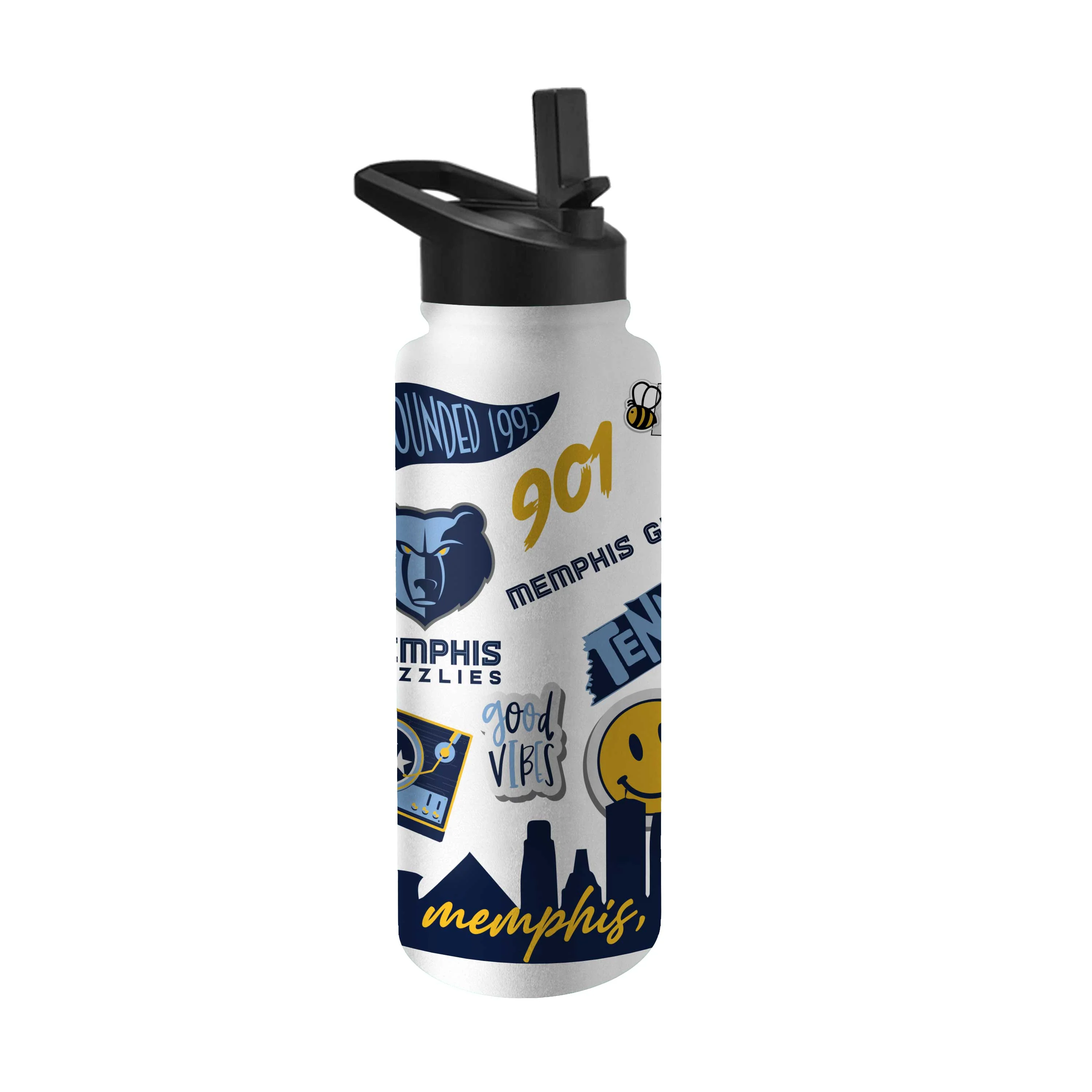 Memphis Grizzlies 34oz Native Quencher Bottle - Image 2