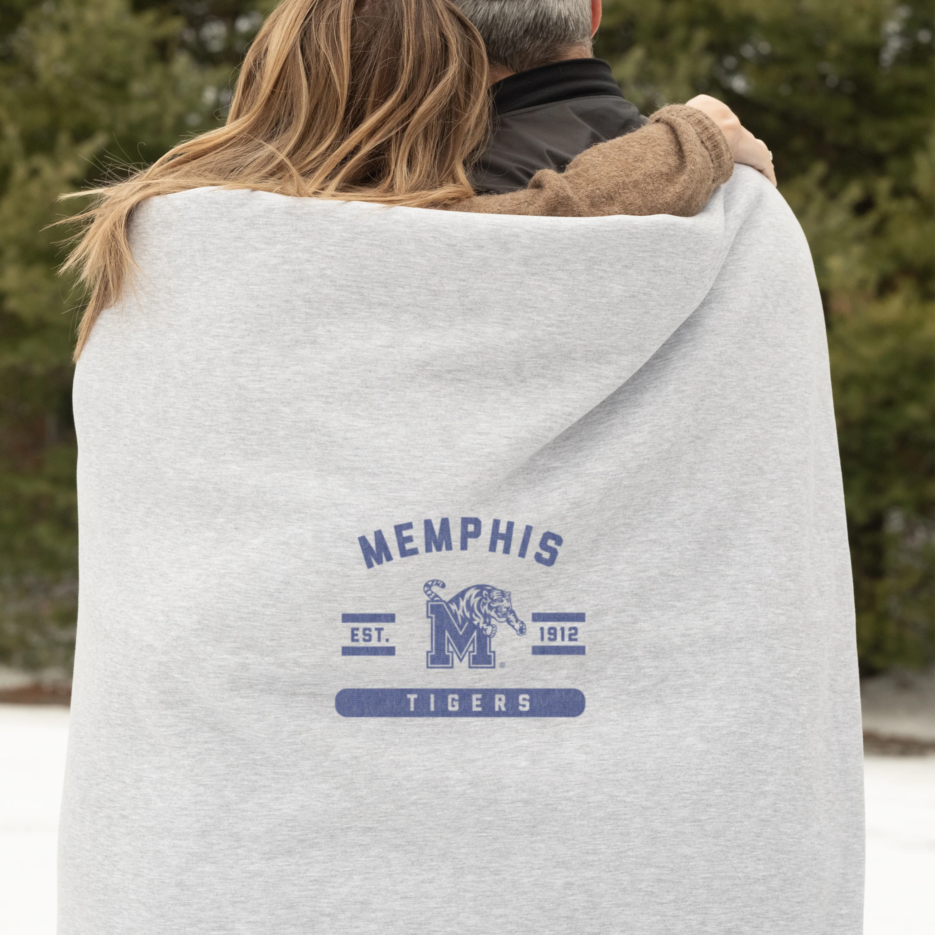 Memphis Oatmeal Sweatshirt Blanket - Image 2