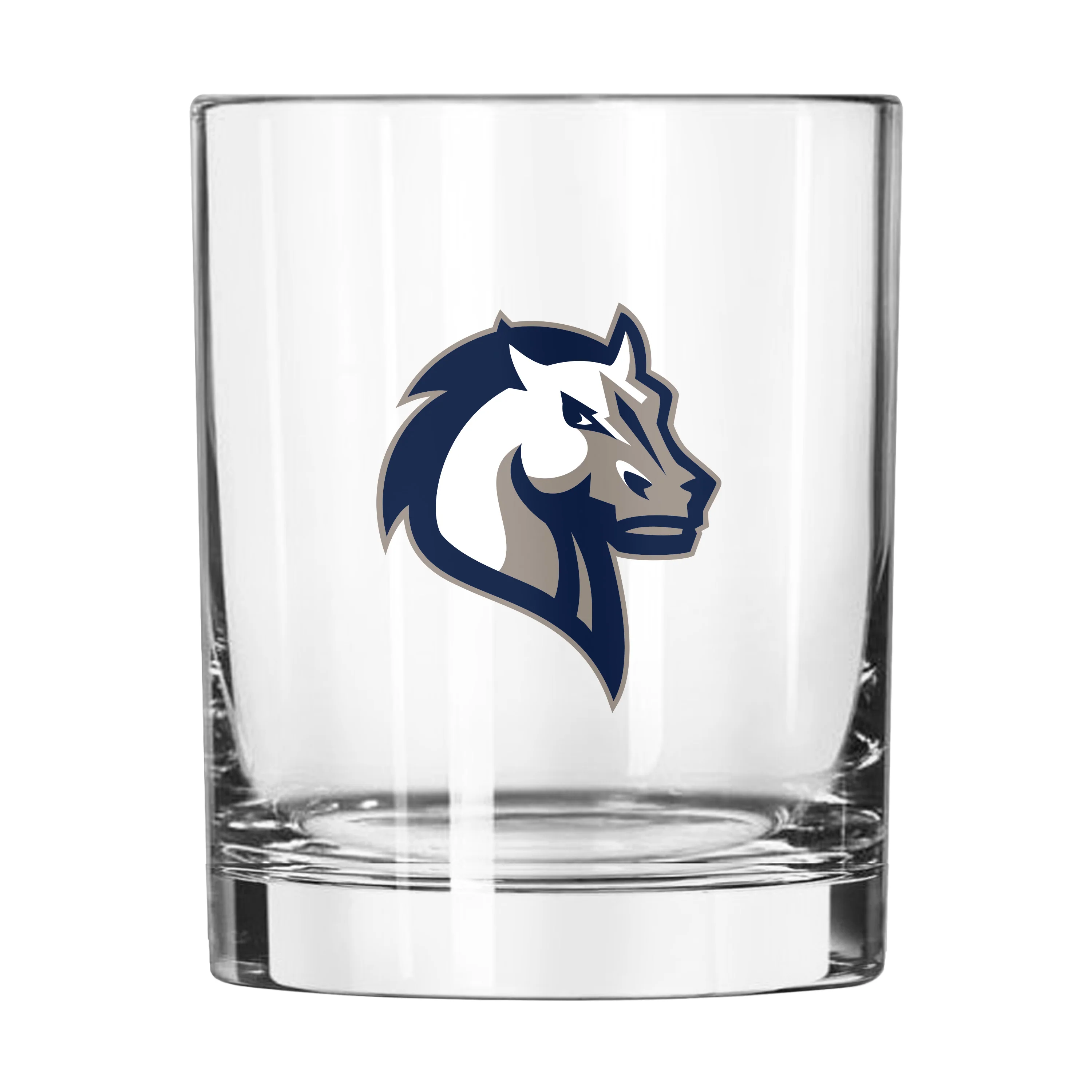 Mercy College 14oz Logo Rocks Glass