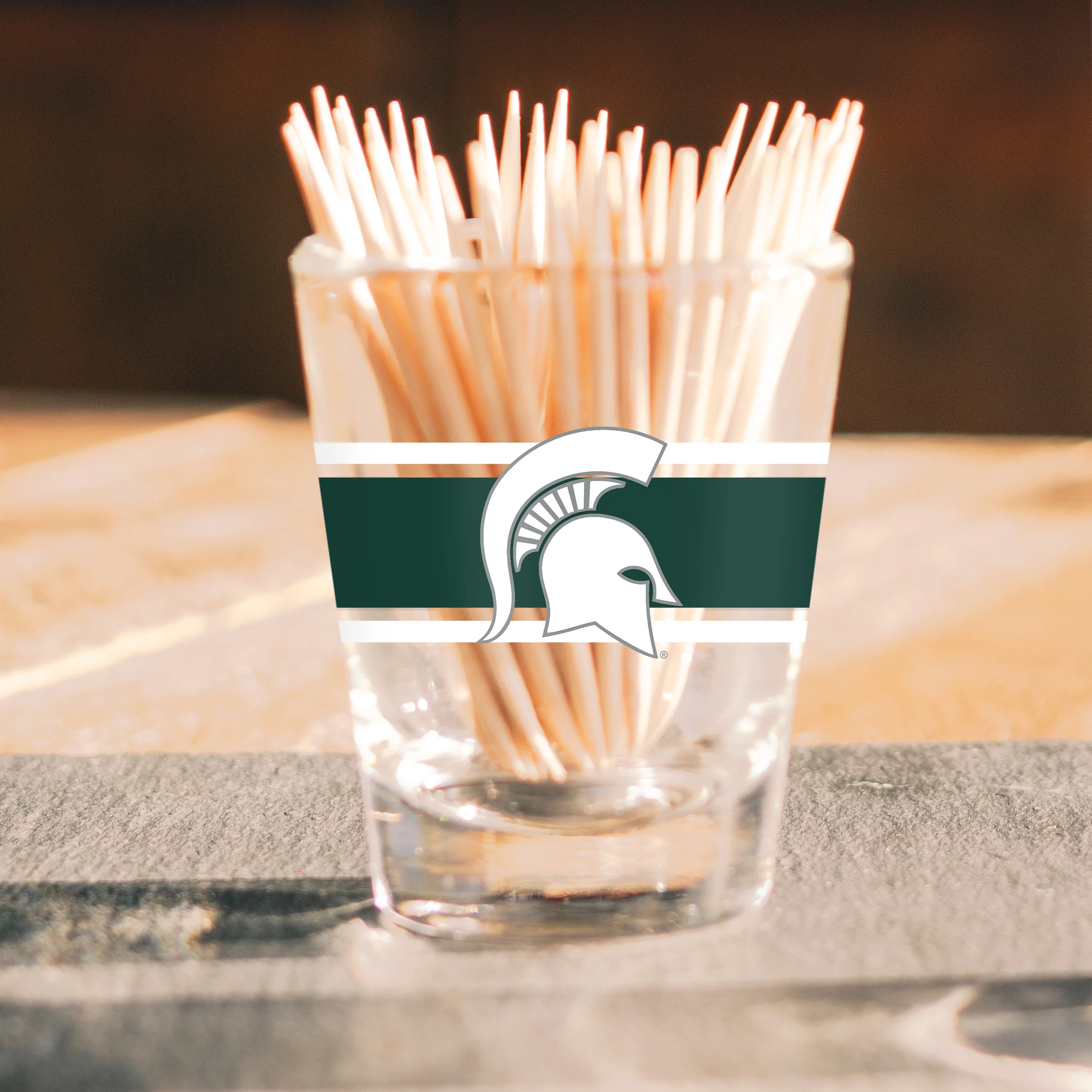 Michigan State 2oz Stripe Shot Glass - Image 5