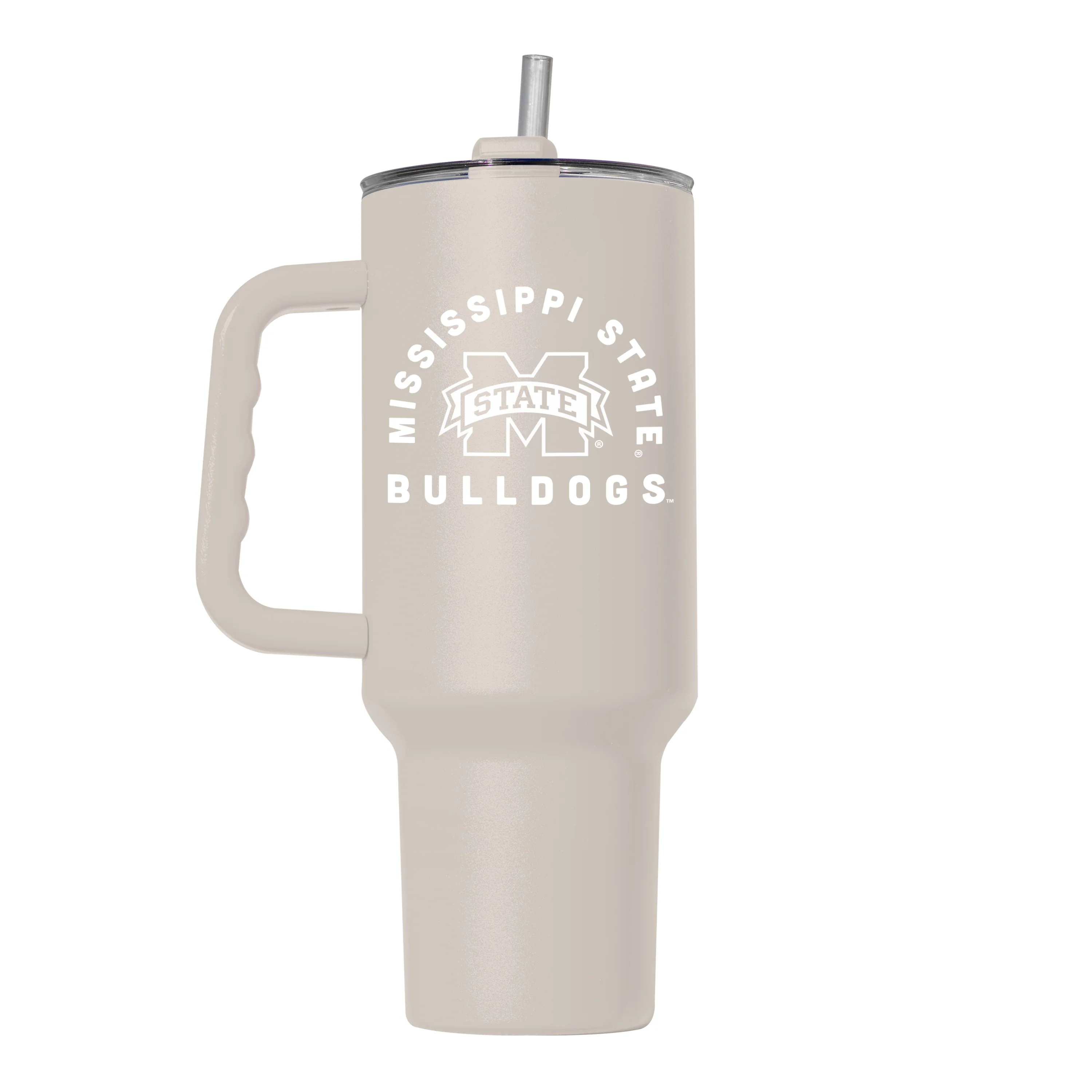 Mississippi State 40oz Archway Sand Powder Coat Tumbler - Image 2