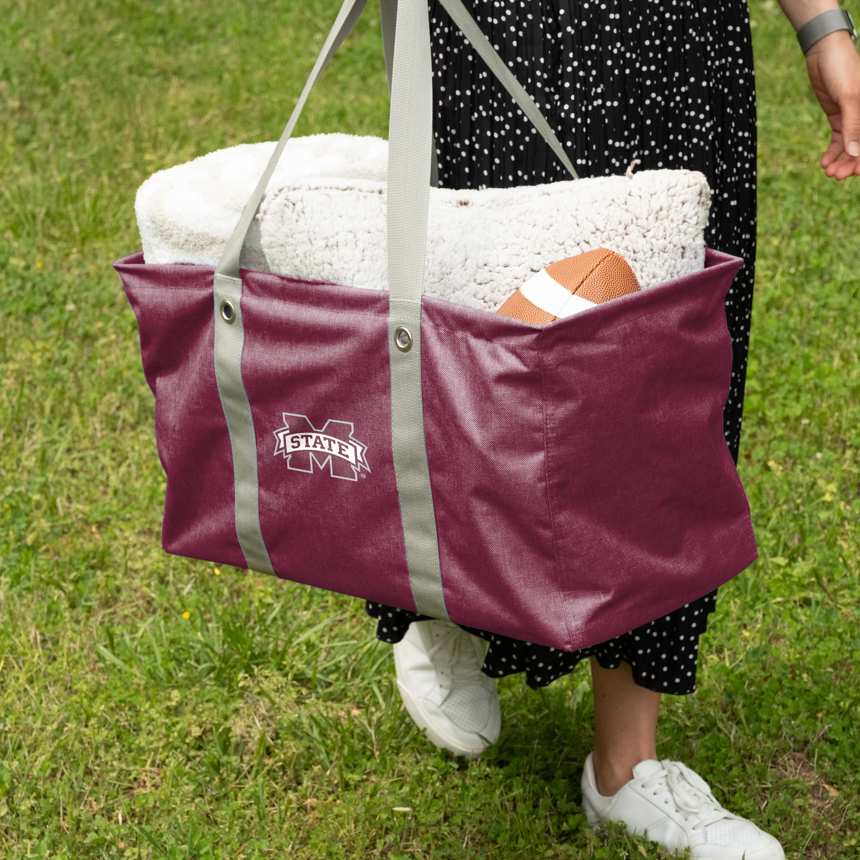 Mississippi State Crosshatch Picnic Caddy - Image 2