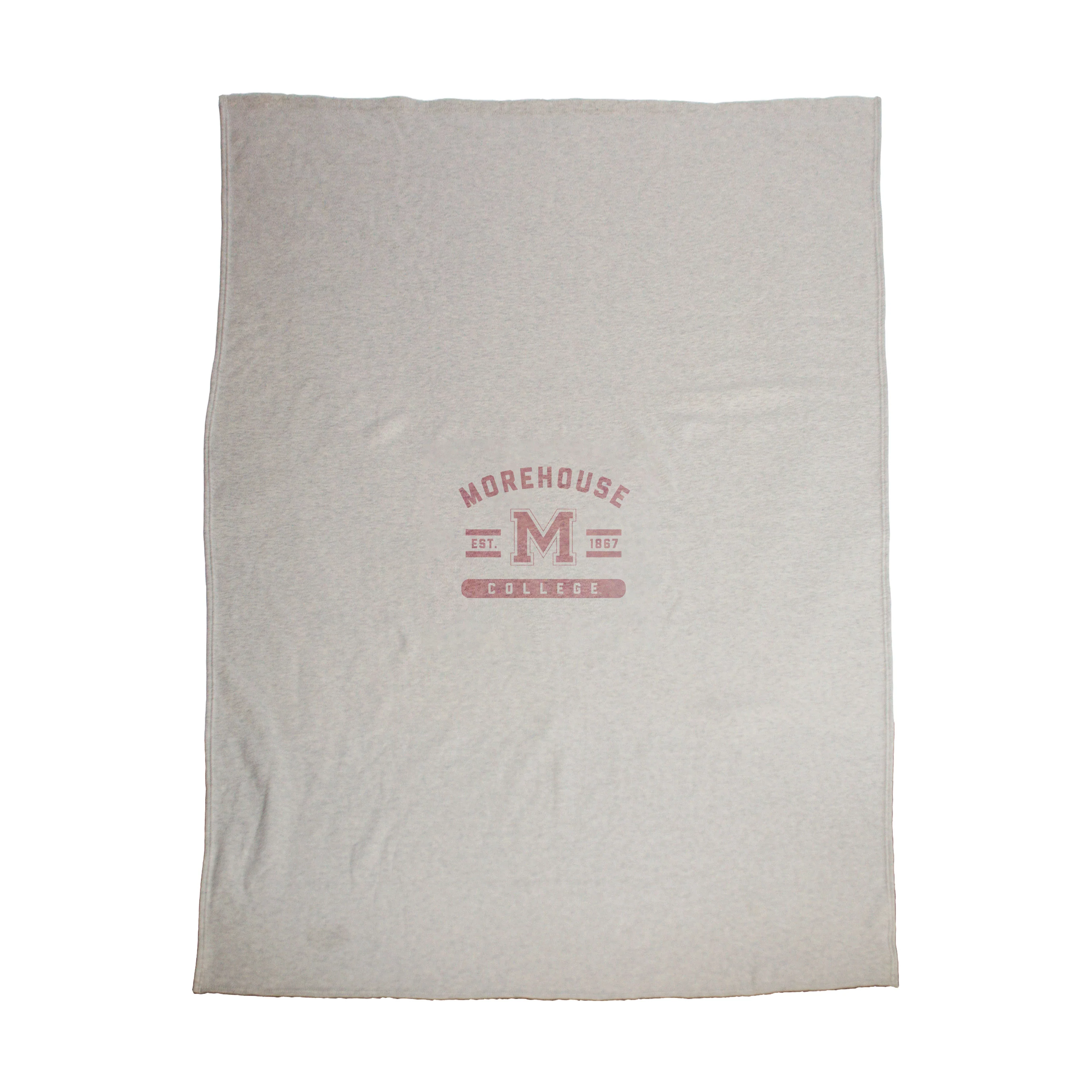Morehouse College Oatmeal Sweatshirt Blanket
