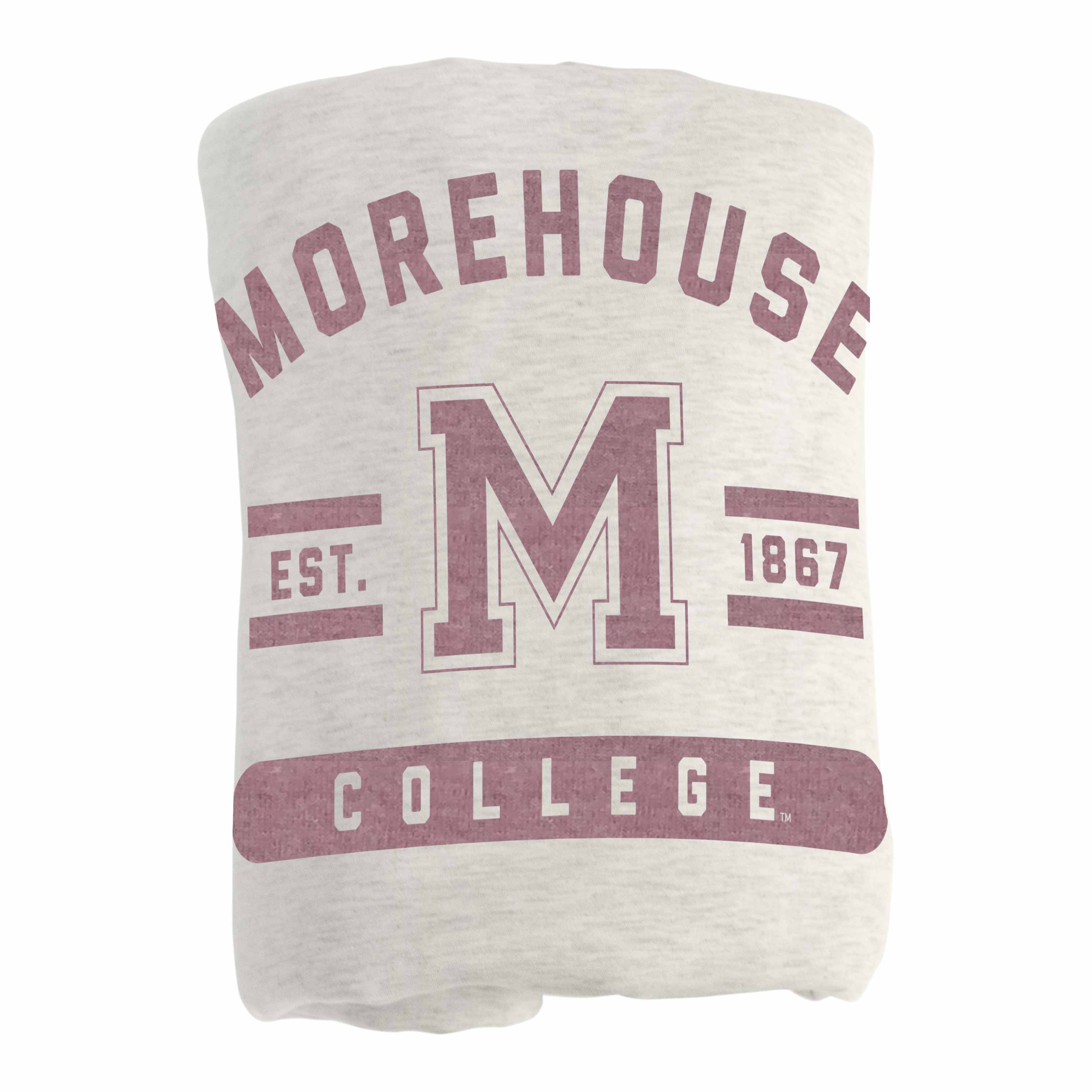 Morehouse College Oatmeal Sweatshirt Blanket - Image 3