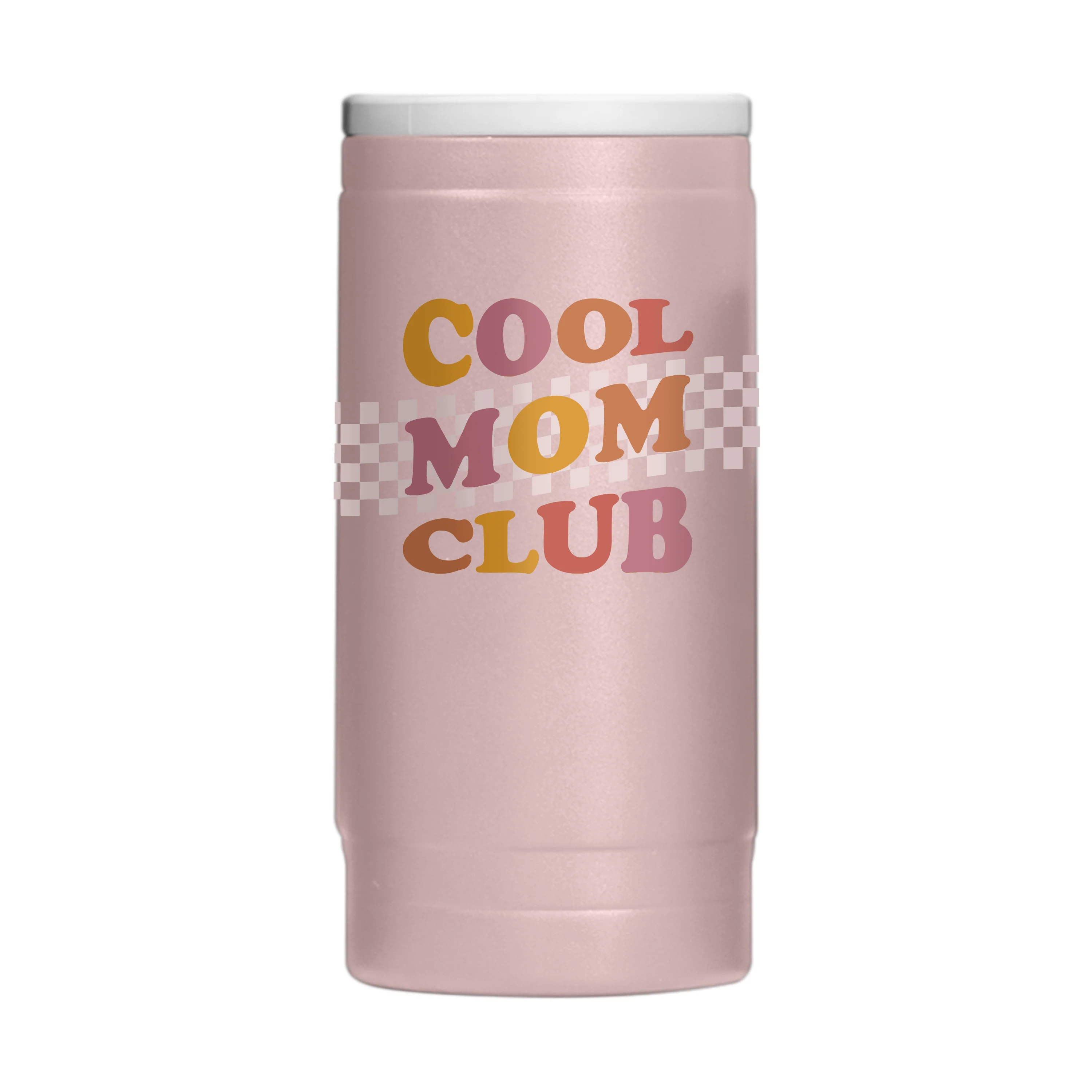 Mothers Day 12oz Cool Mom Club Dusk Powdercoat SlimCan Coolie - Image 2