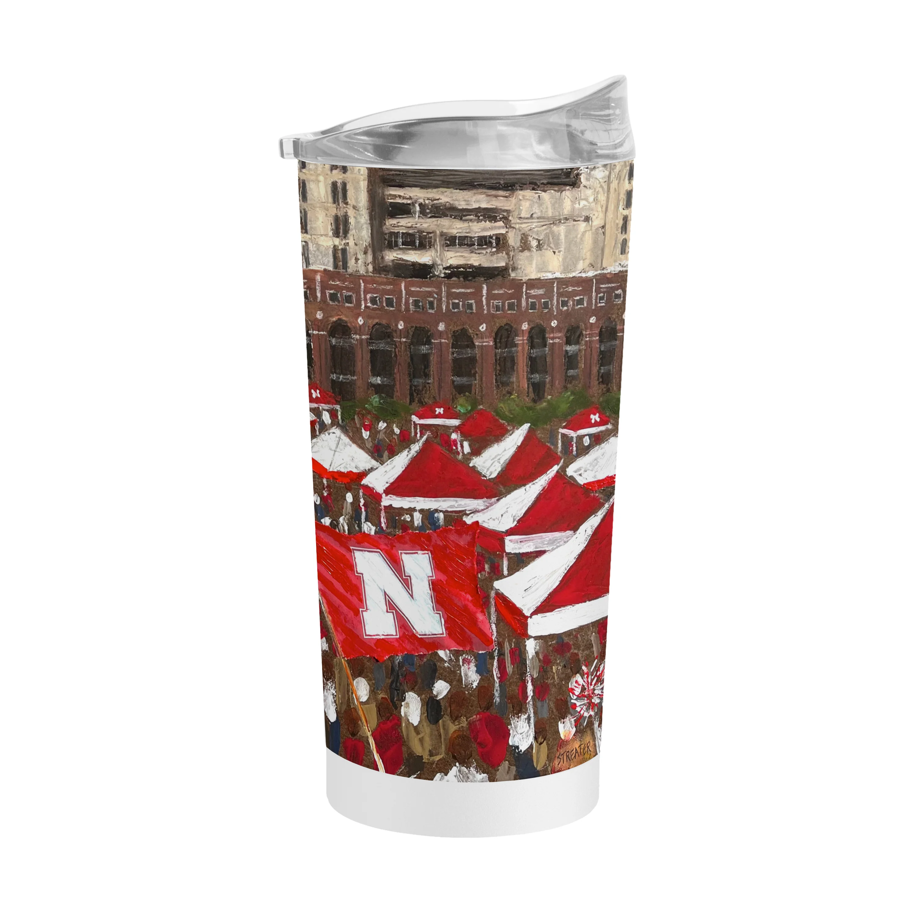 Nebraska 20oz Collector Powder Coat Tumbler - Image 2