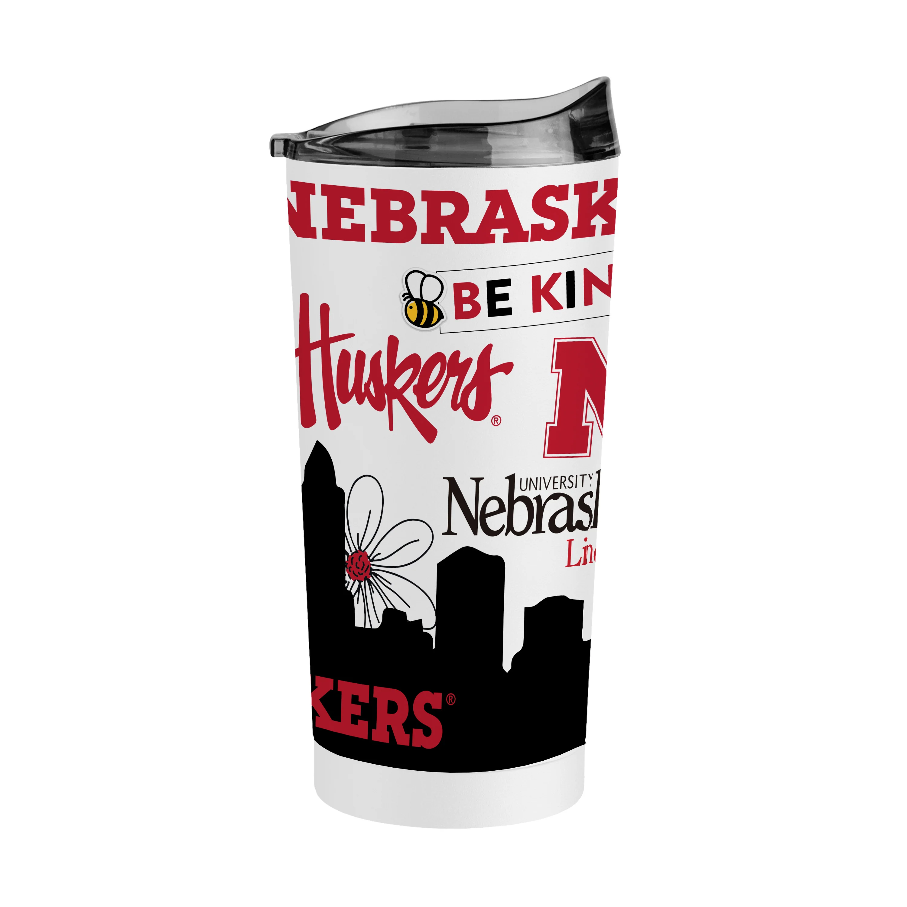 Nebraska 20oz Native Powder Coat Tumbler - Image 2