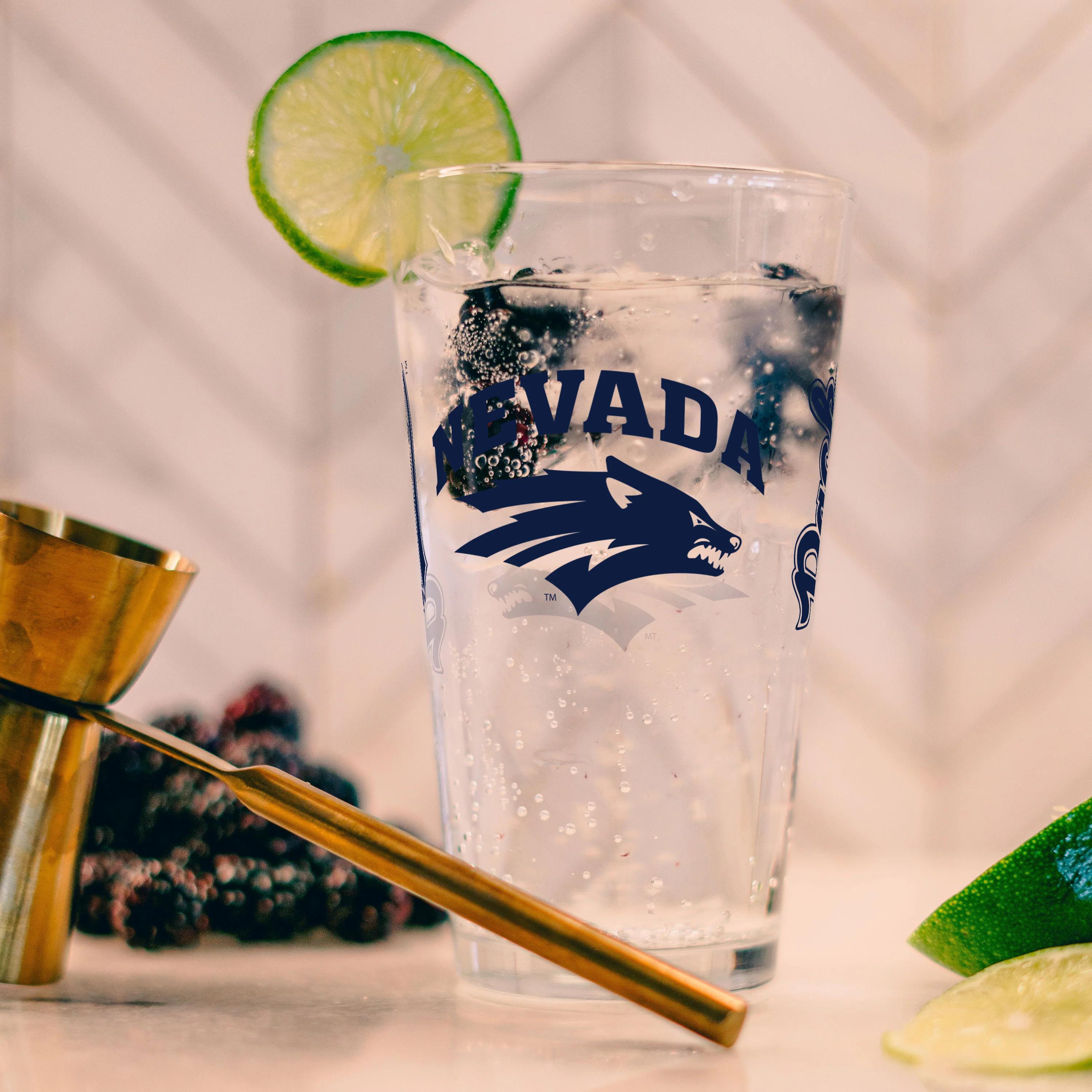 Nevada (Reno) 16oz Gameday Pint Glass - Image 4