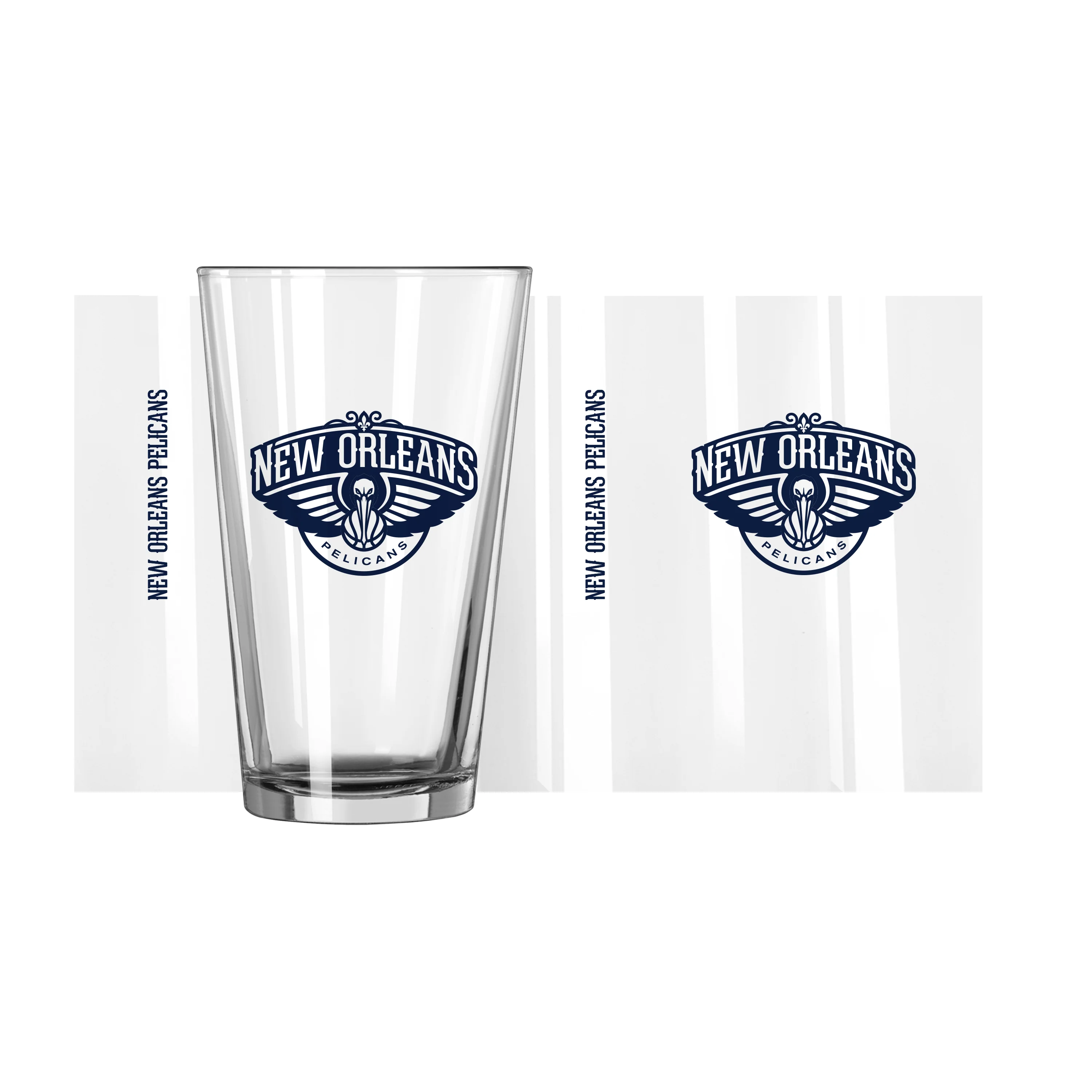 New Orleans Pelicans 16oz Gameday Pint Glass - Image 2
