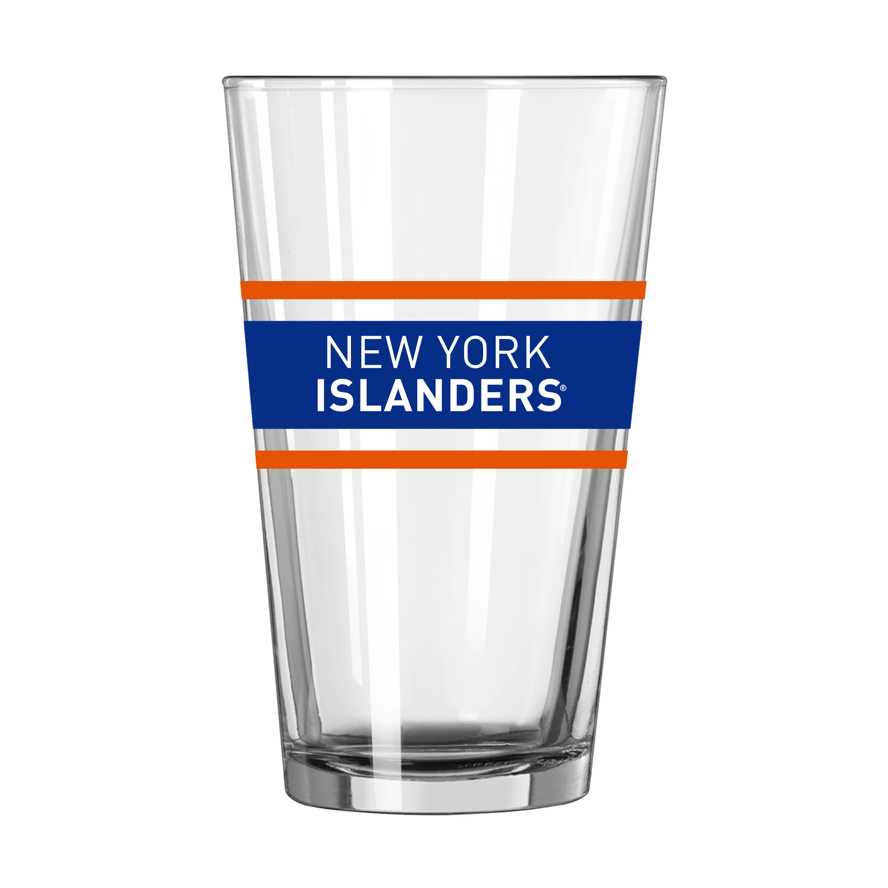 New York Islanders 16oz Stripe Pint Glass - Image 2