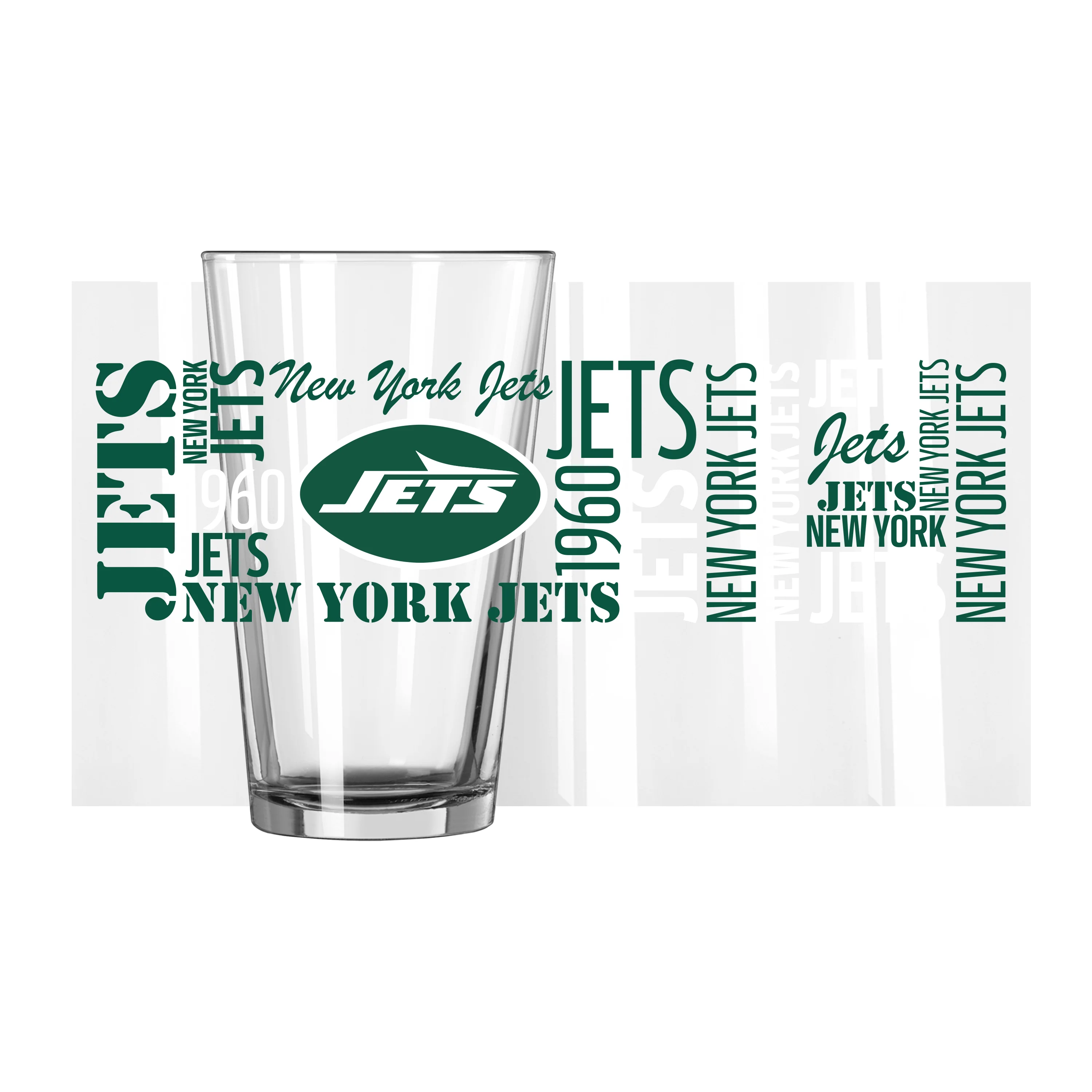 New York Jets 16oz Spirit Pint Glass - Image 4