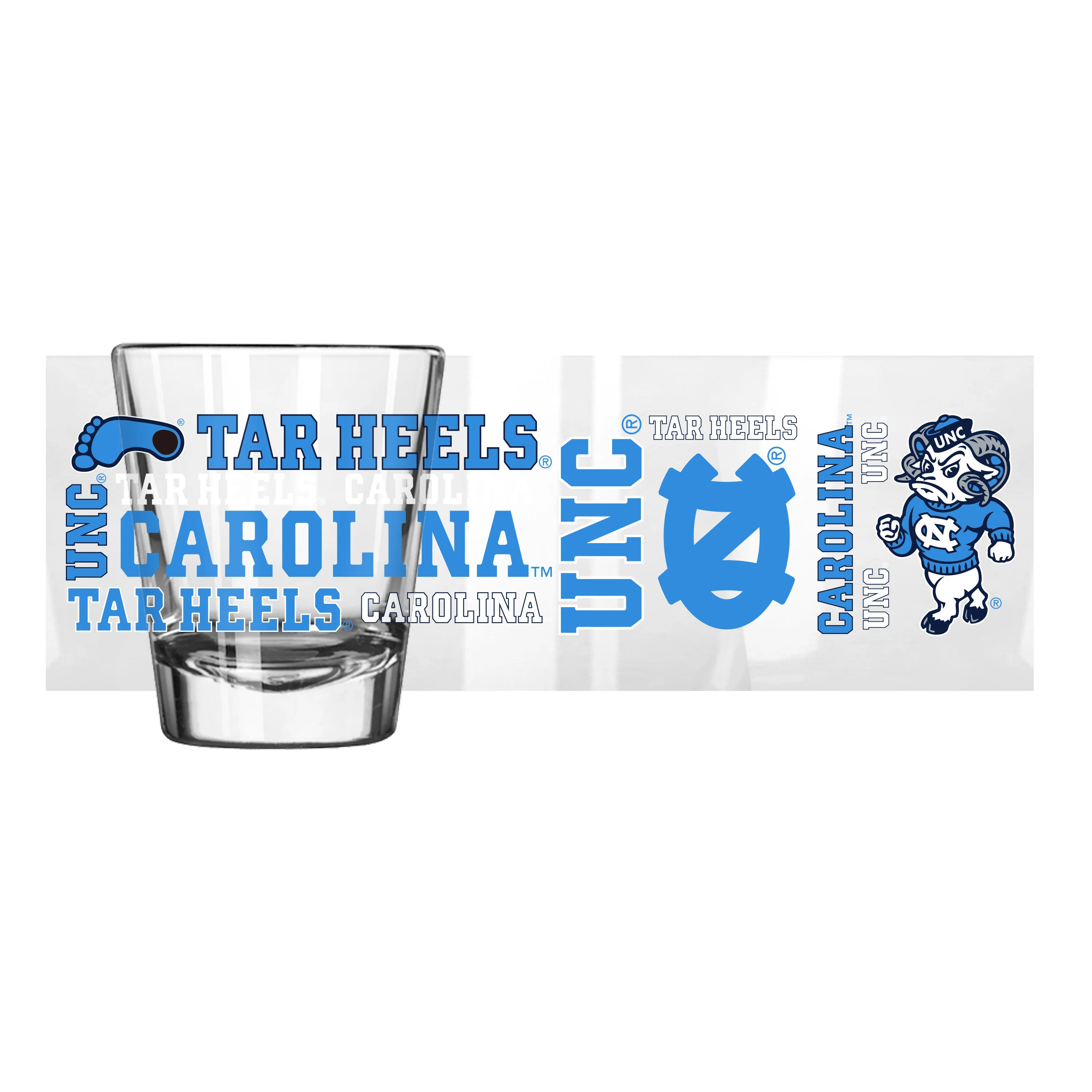 North Carolina 2oz Spirit Shot Glass - Image 2