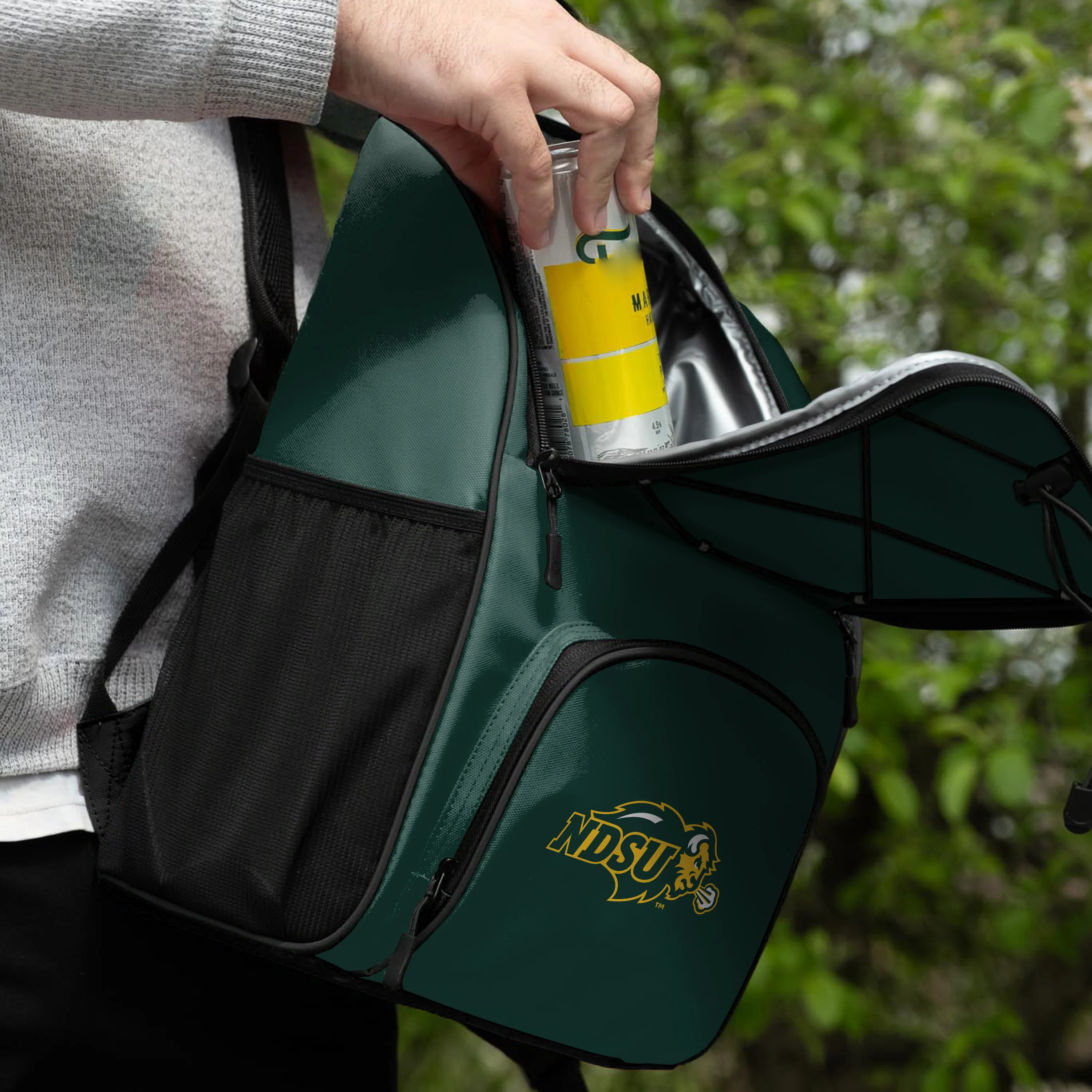 North Dakota State 24 Can Flex Backpack Cooler - Image 2