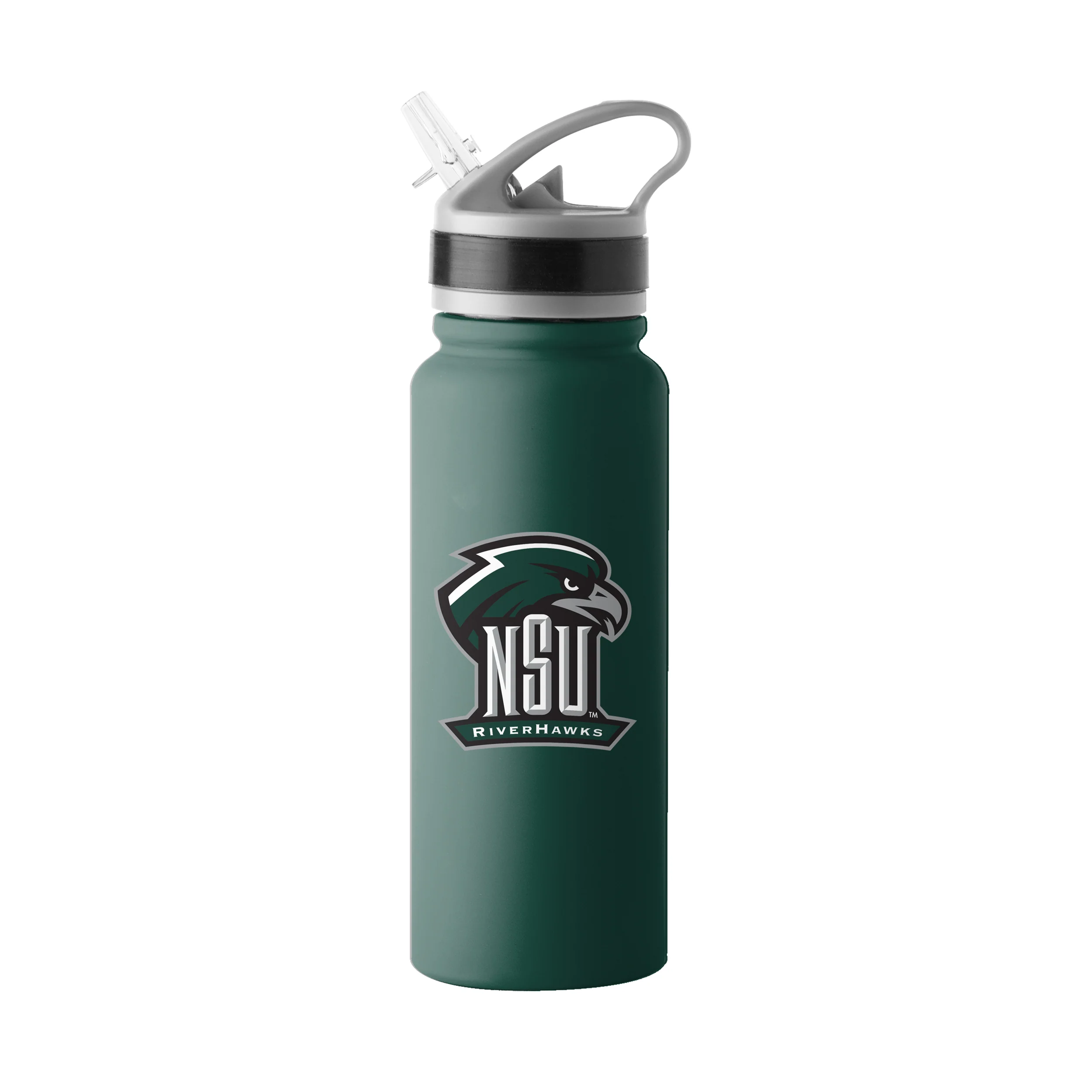 Northeastern State 25oz Logo Stainless Single Wall Flip Top Bottle