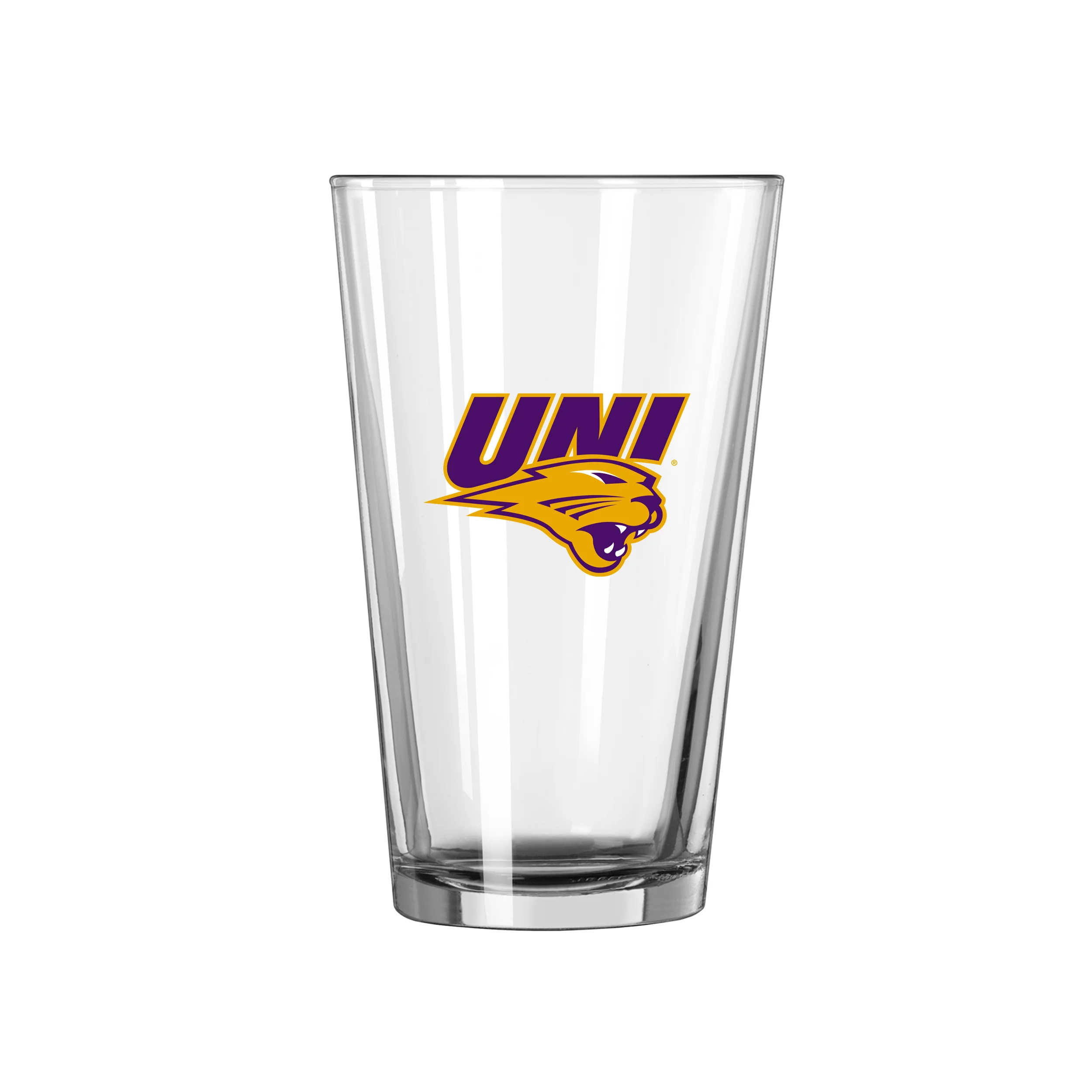 Northern Iowa 16oz Logo Pint Glass