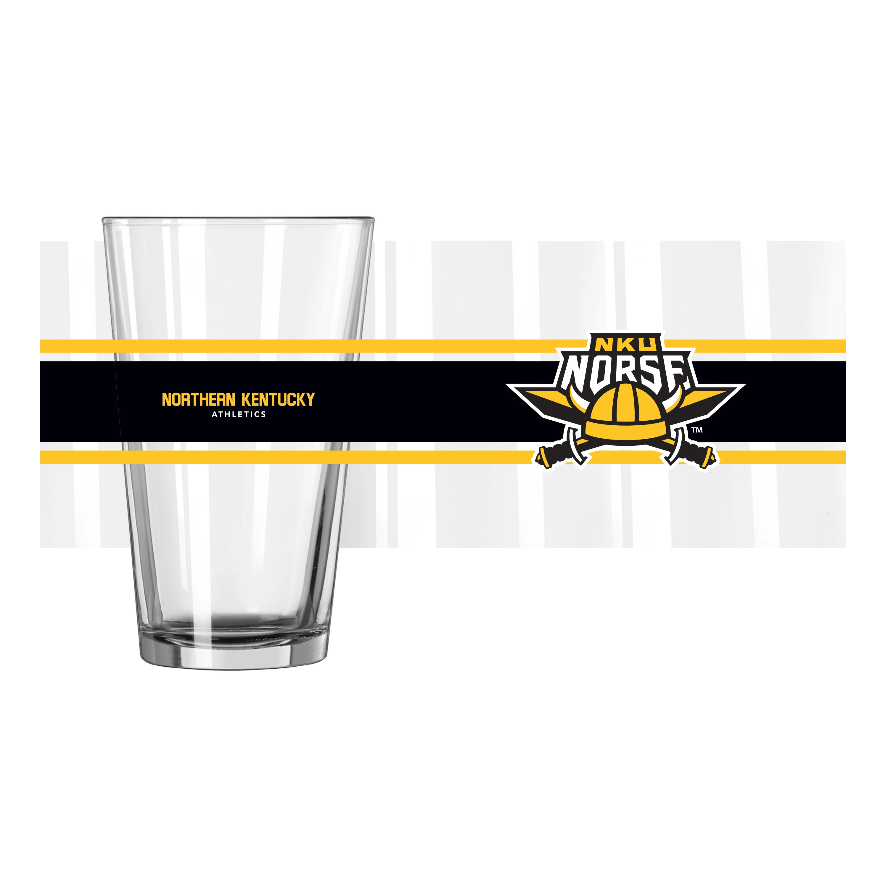 Northern Kentucky 16oz Stripe Pint Glass - Image 2