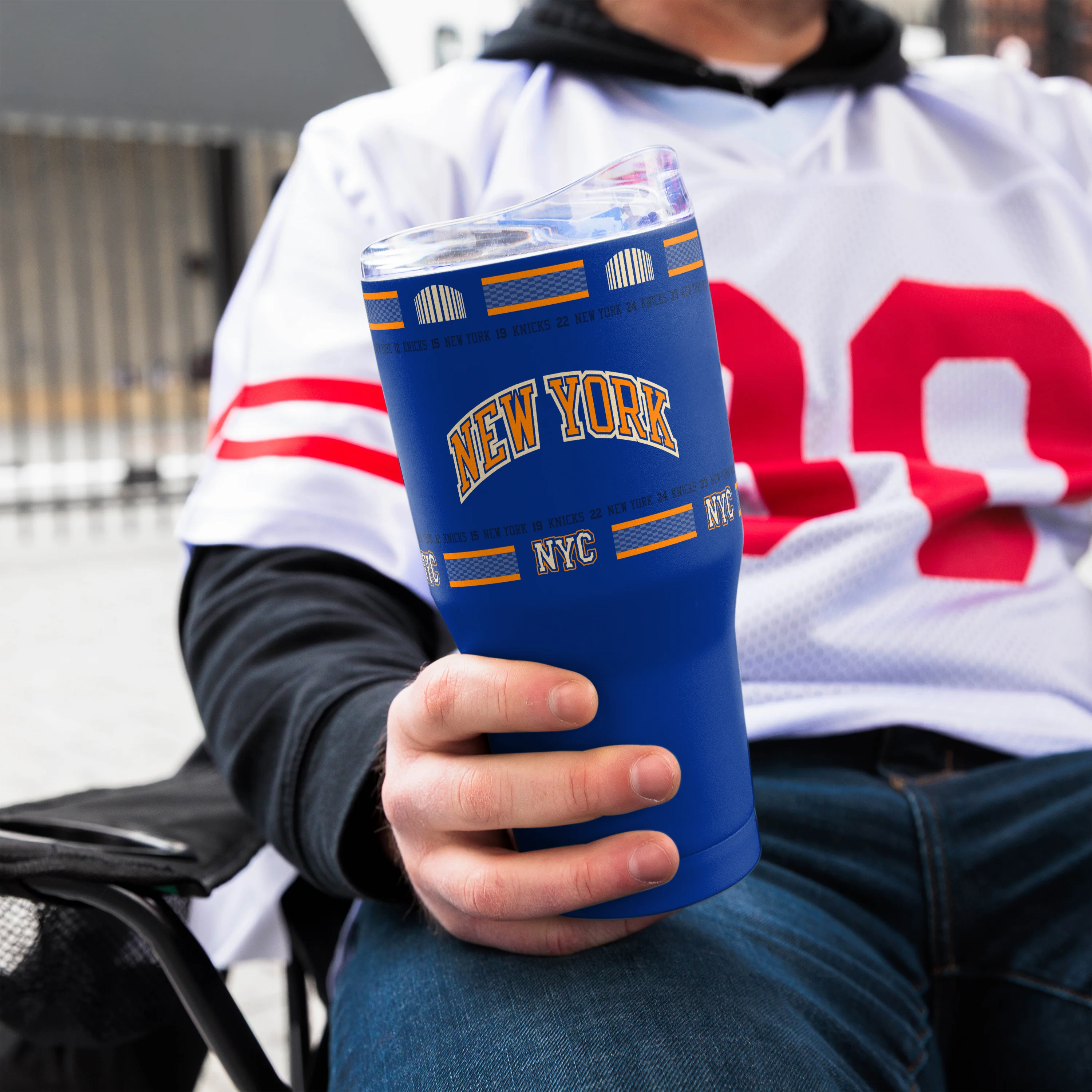 NY Knicks 30oz 2025-26 City Edition Powder Coat Tumbler - Image 3