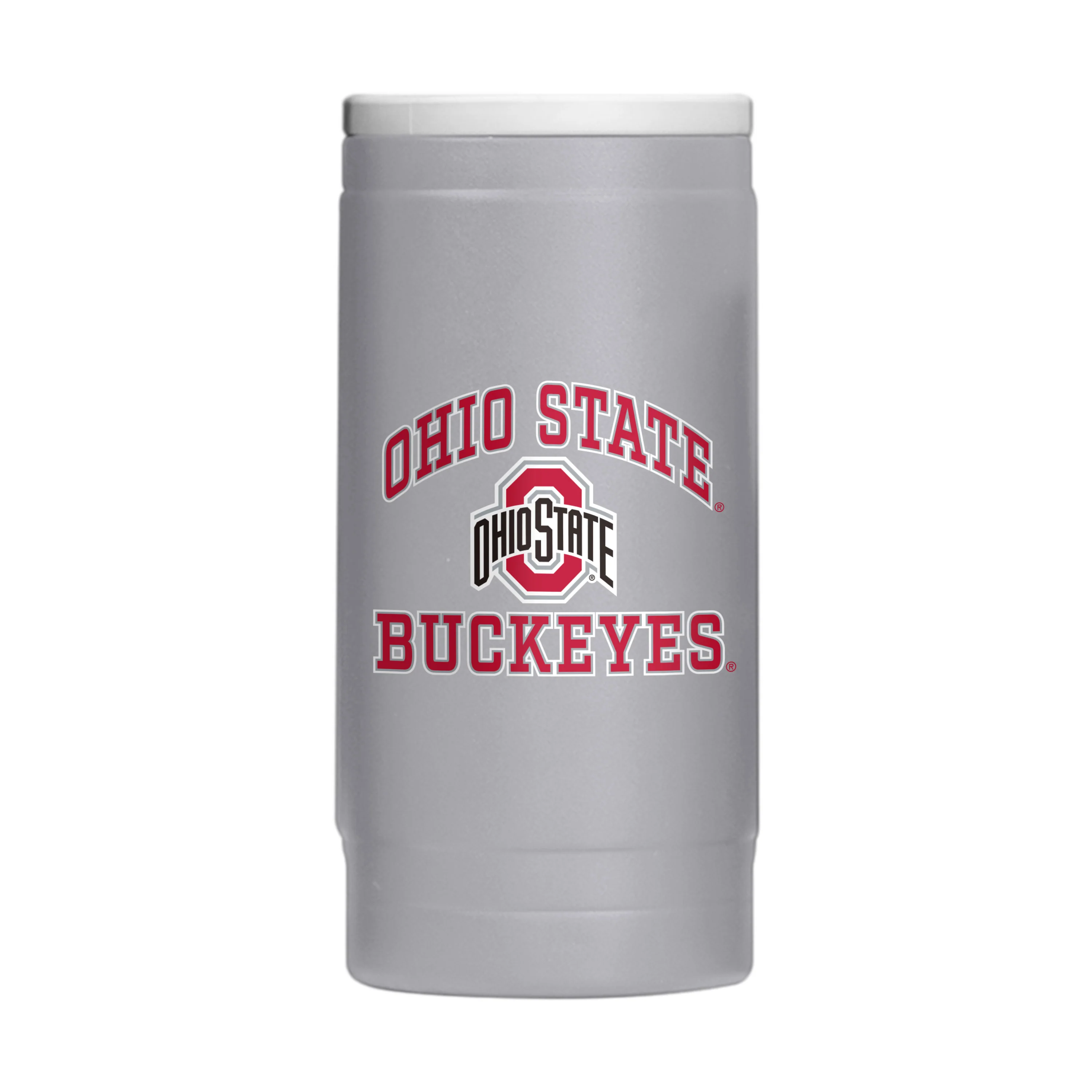 Ohio State 12oz Athletic Powder Coat Slim Can Coolie - Image 2