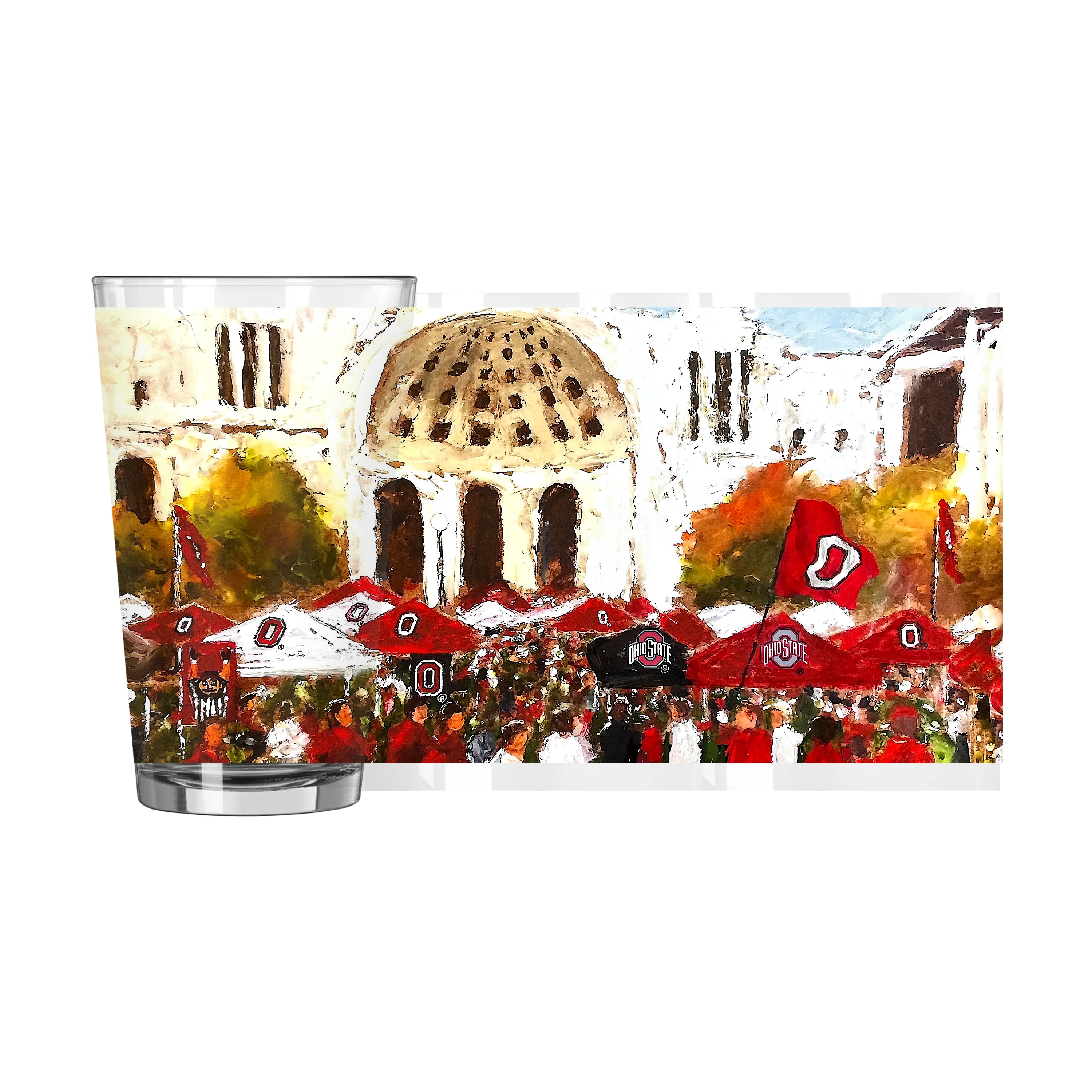 Ohio State 16oz Collector Pint Glass - Image 2