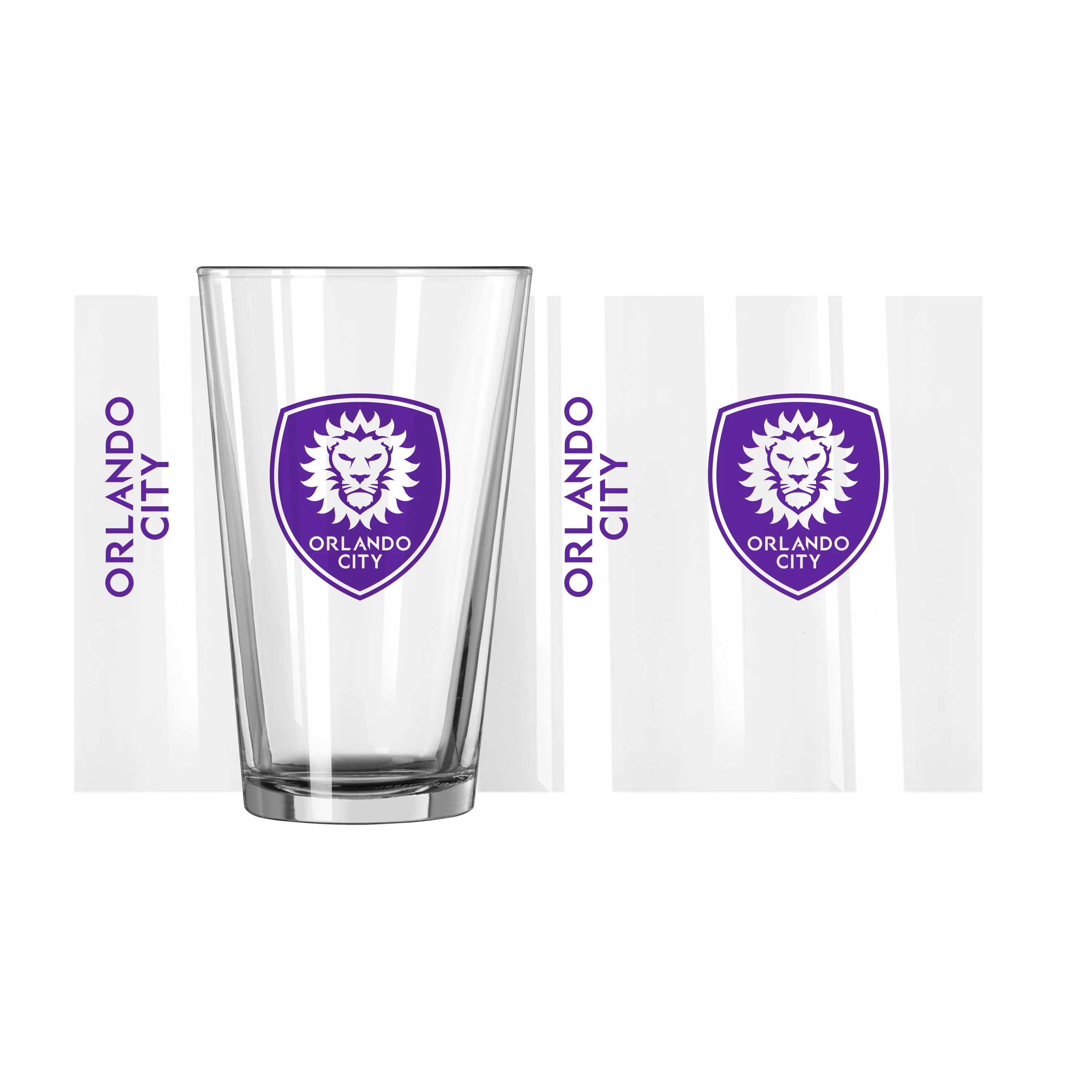 Orlando City 16oz Gameday Pint Glass - Image 2