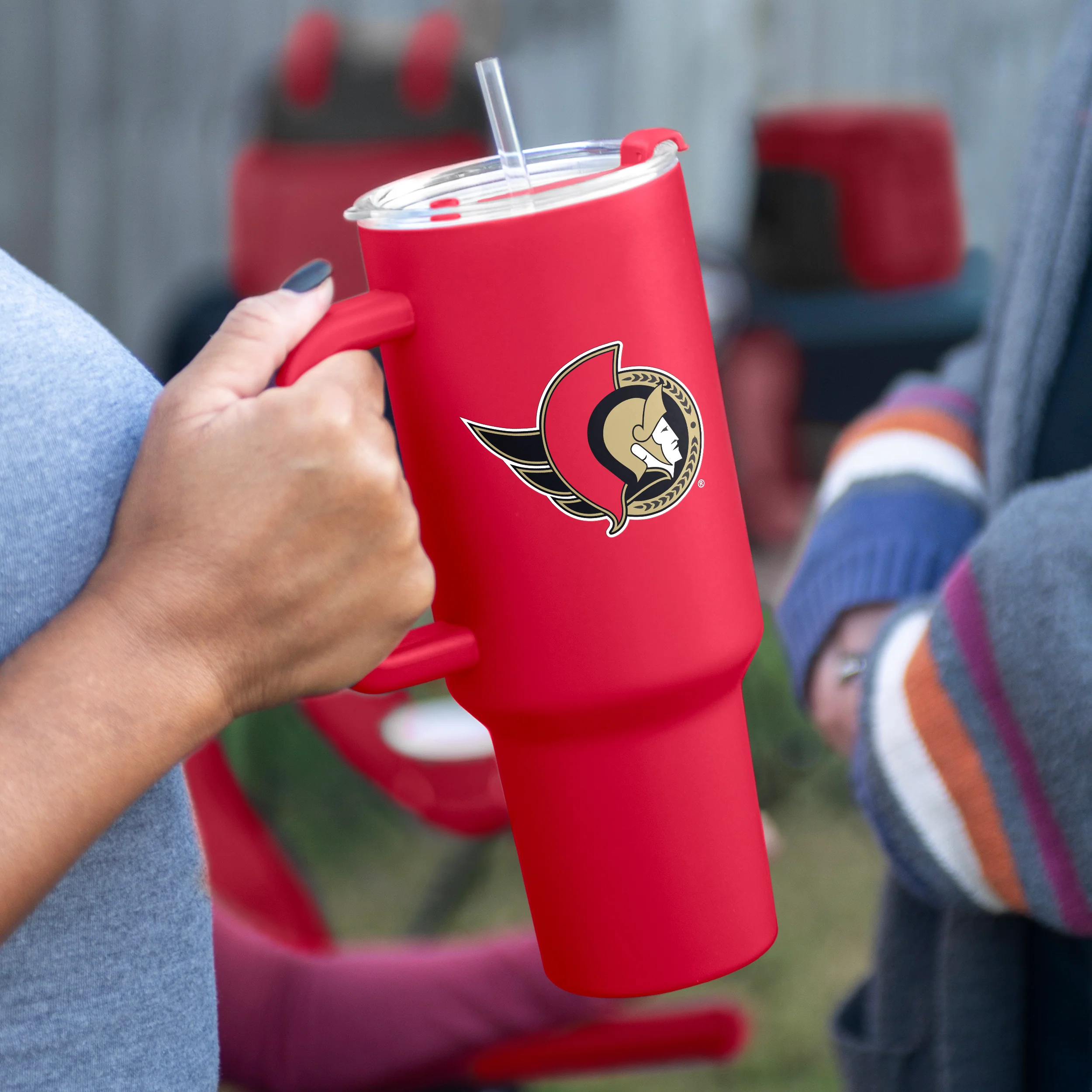 Ottawa Senators 40oz Flipside Powder Coat Tumbler - Image 4