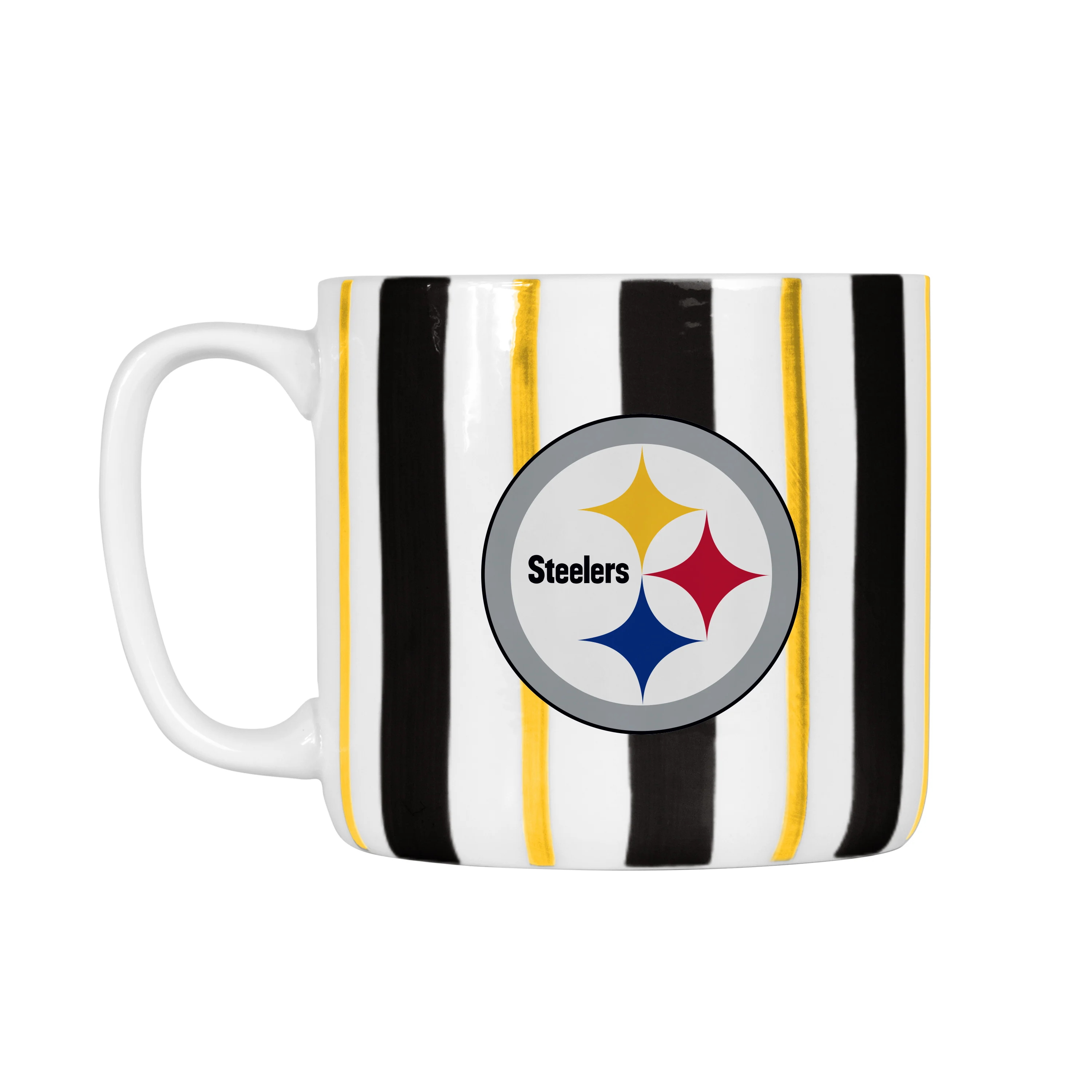 Pittsburgh Steelers 16oz Brushstroke Stripe Mug - Image 2