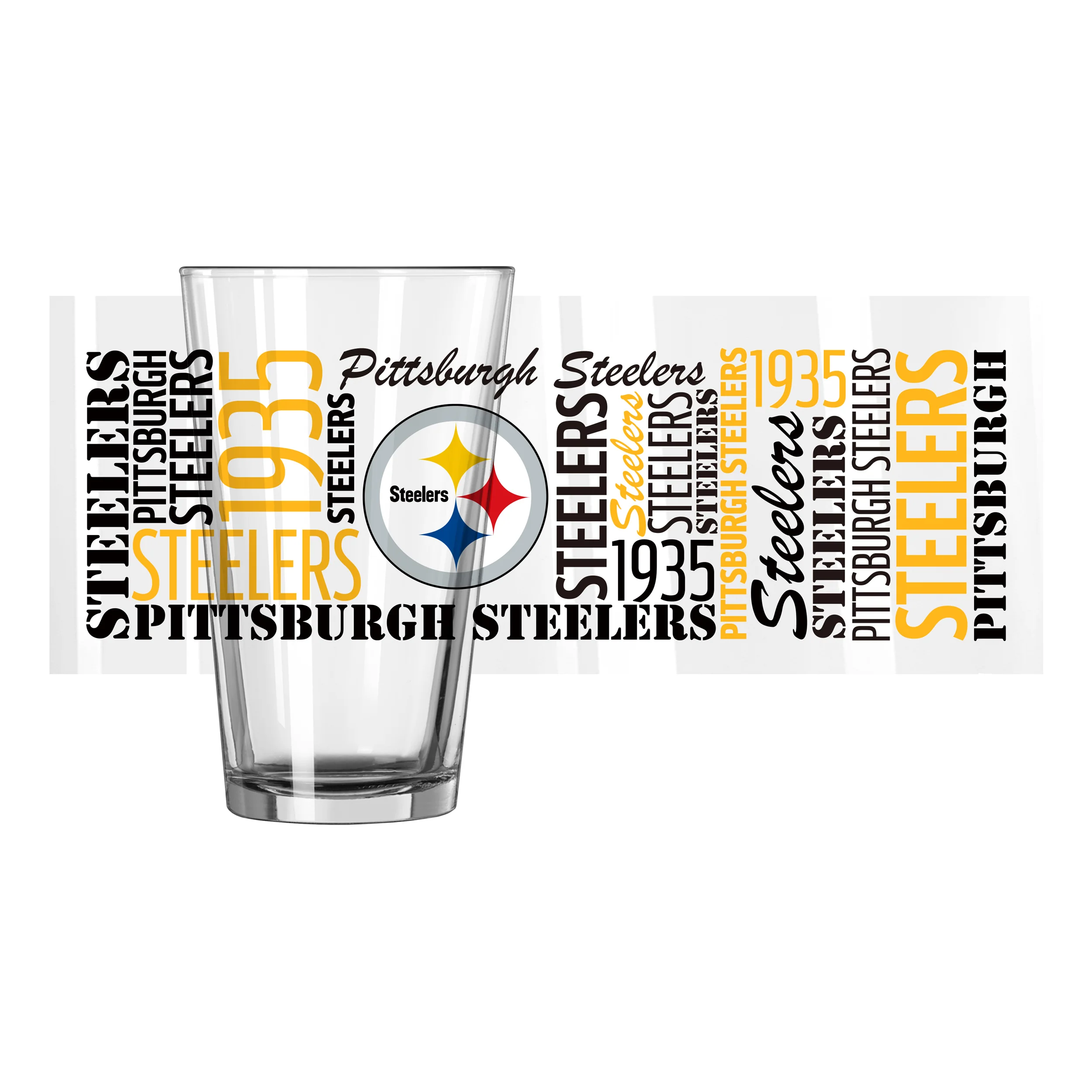 Pittsburgh Steelers 16oz Spirit Pint Glass - Image 2