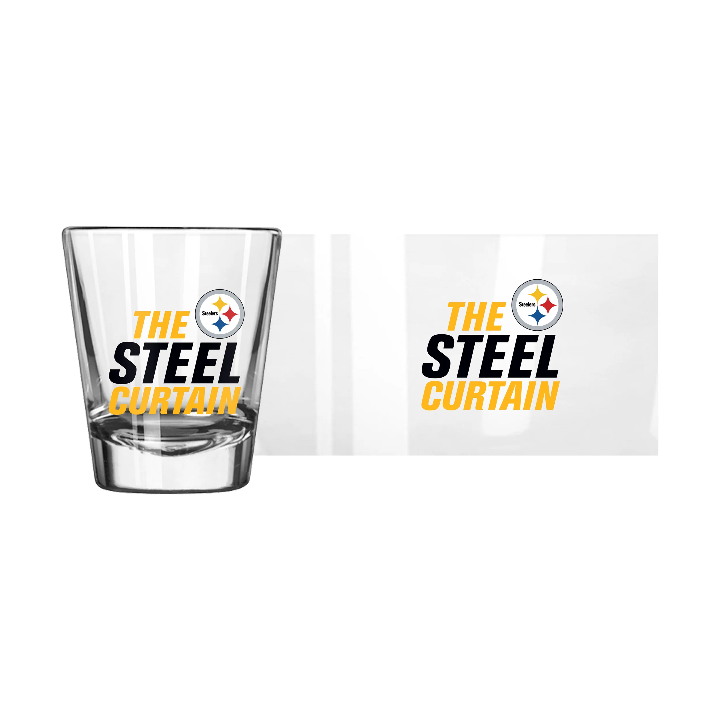 Pittsburgh Steelers 2oz Slogan Shot Glass - Image 2