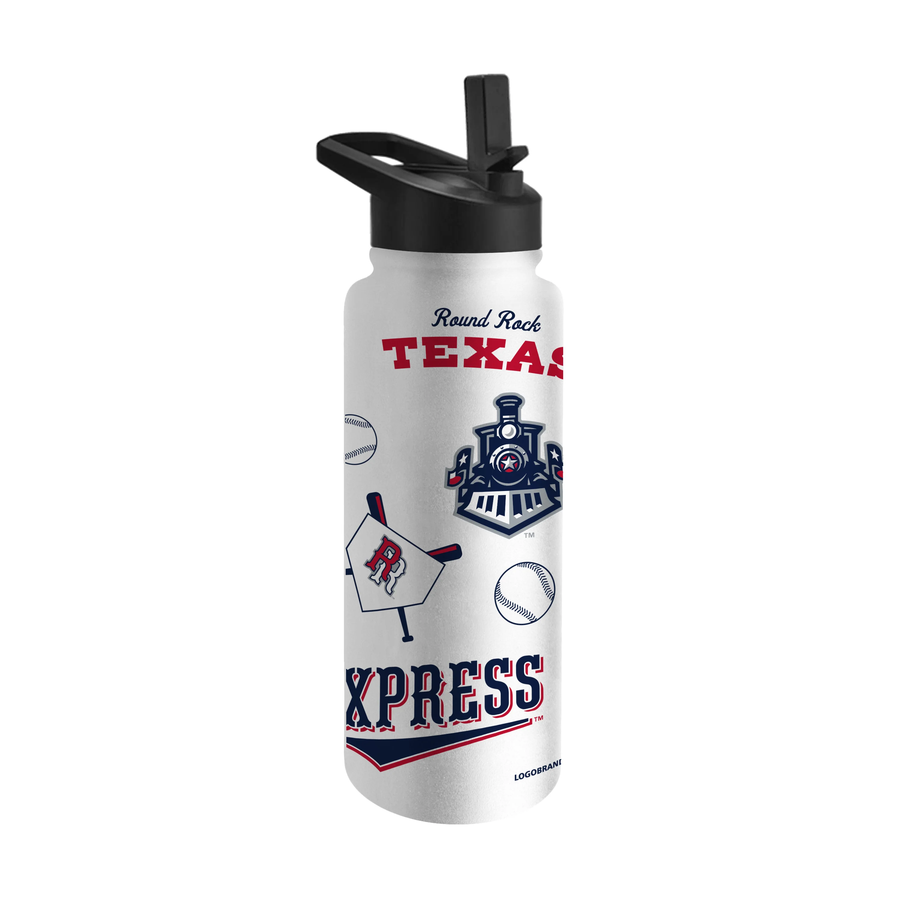 Round Rock Express 34oz Native Quencher Bottle - Image 2