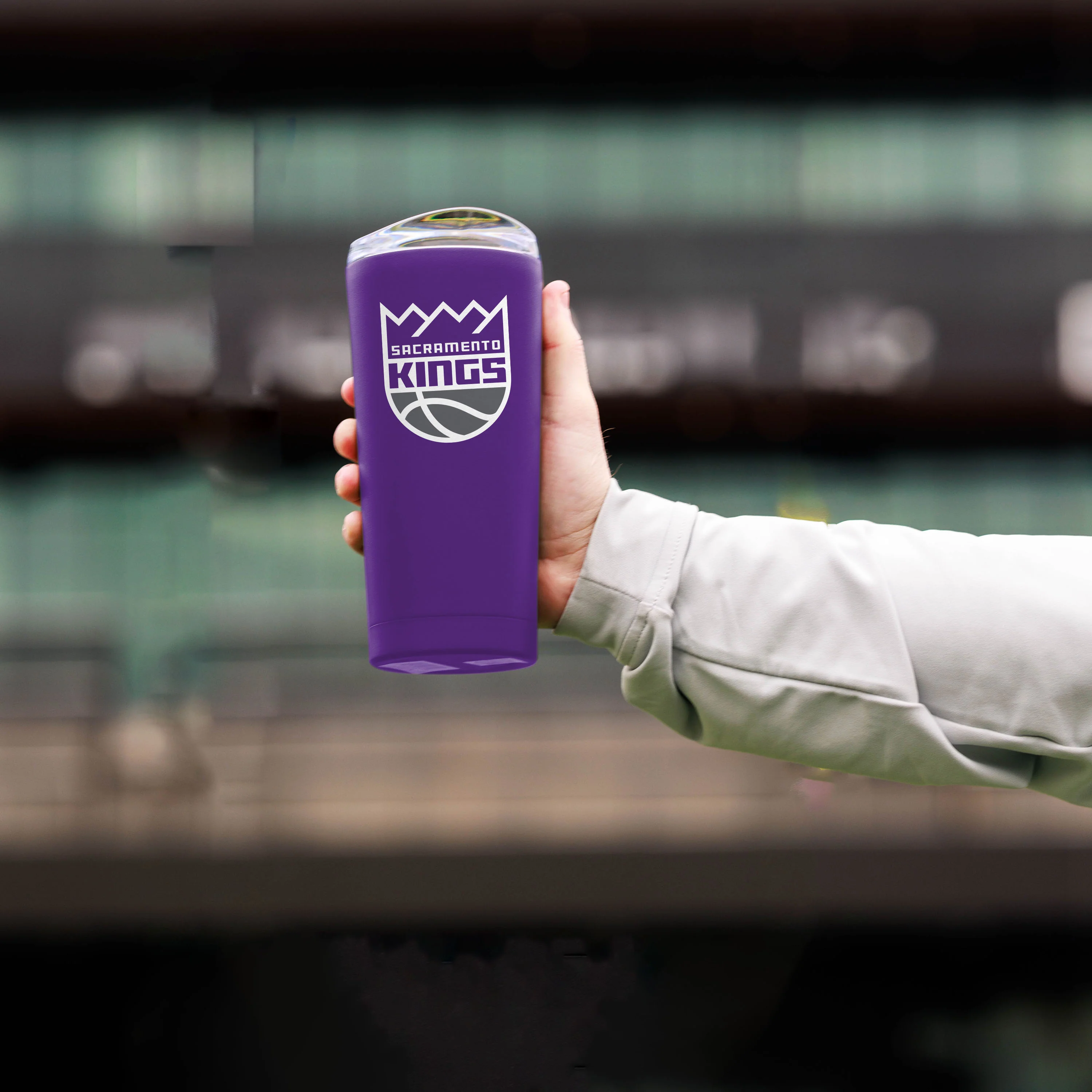 Sacramento Kings 20oz Flipside Powder Coat Tumbler - Image 3