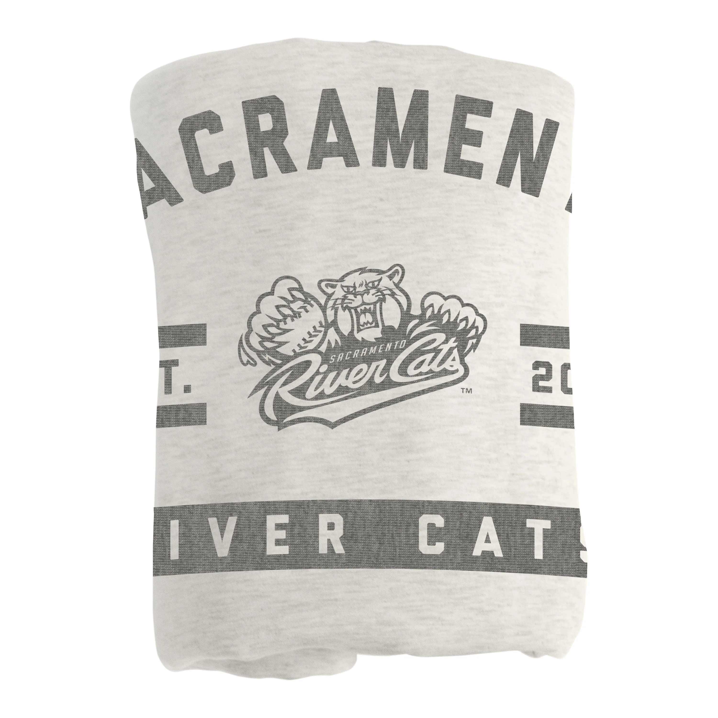 Sacramento River Cats Sublimated Sweatshirt Blanket - Image 2
