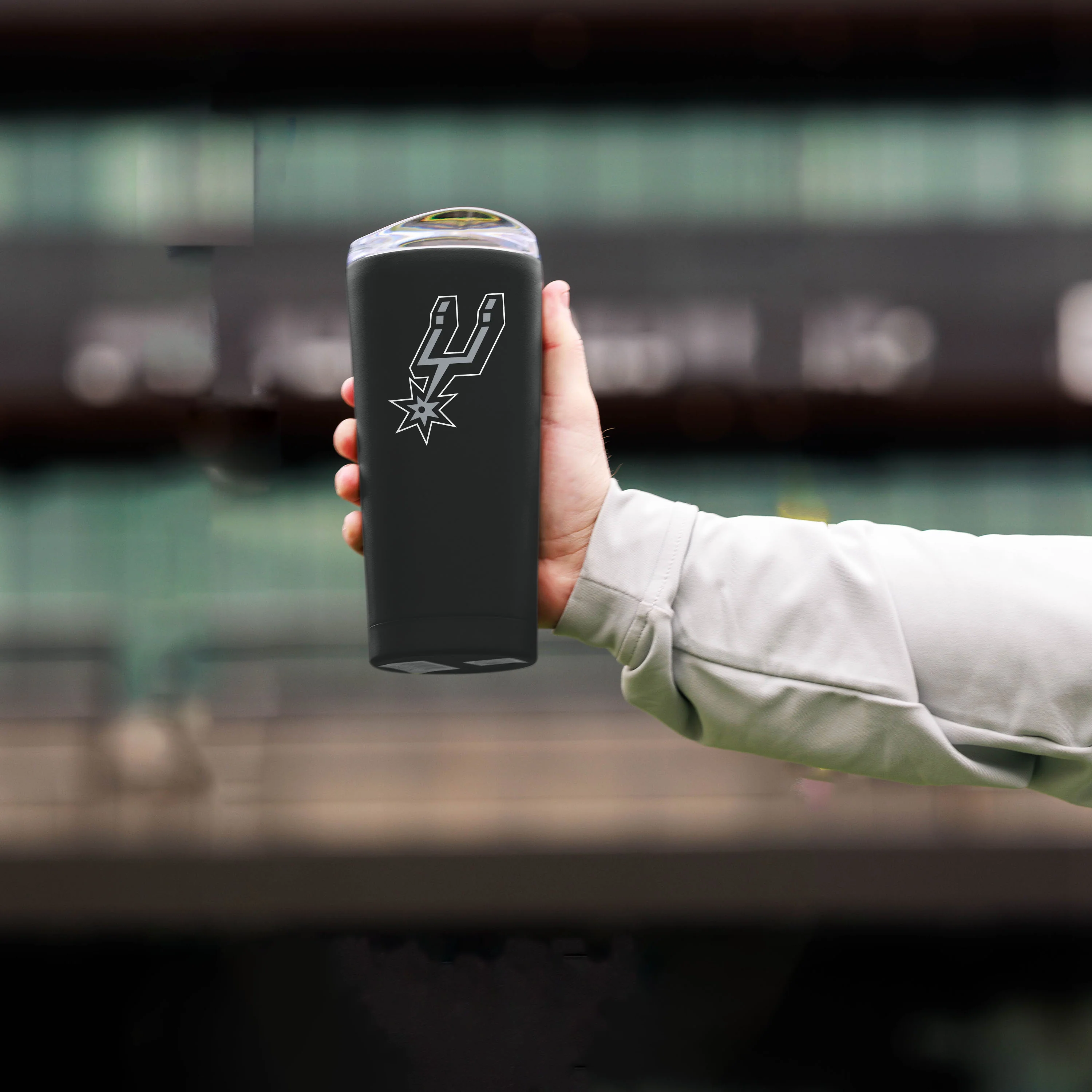 San Antonio Spurs 20oz Flipside Powder Coat Tumbler - Image 3