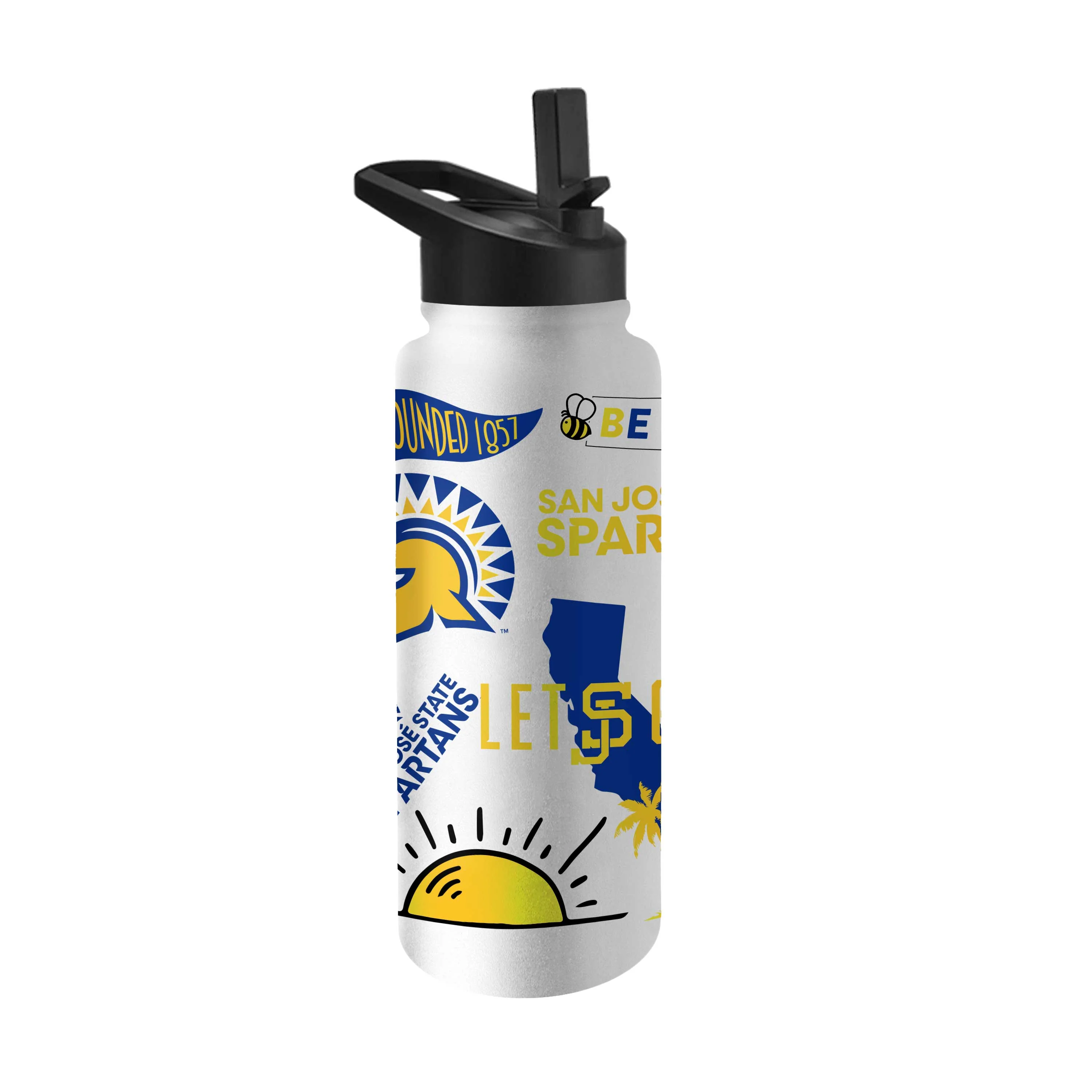 San Jose State 34oz Native Quencher Bottle - Image 2