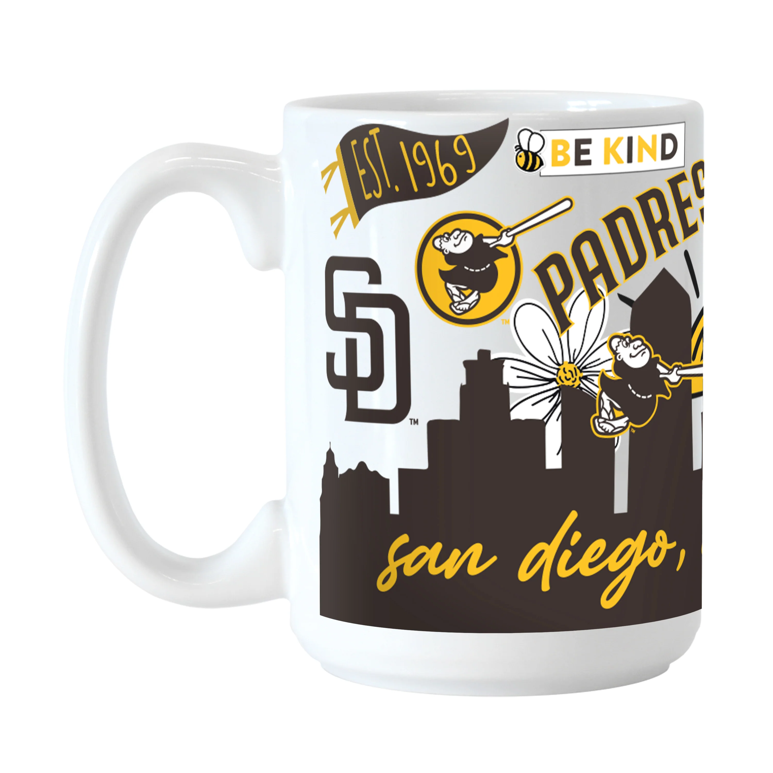 SD Padres 15oz Native Sublimated Mug