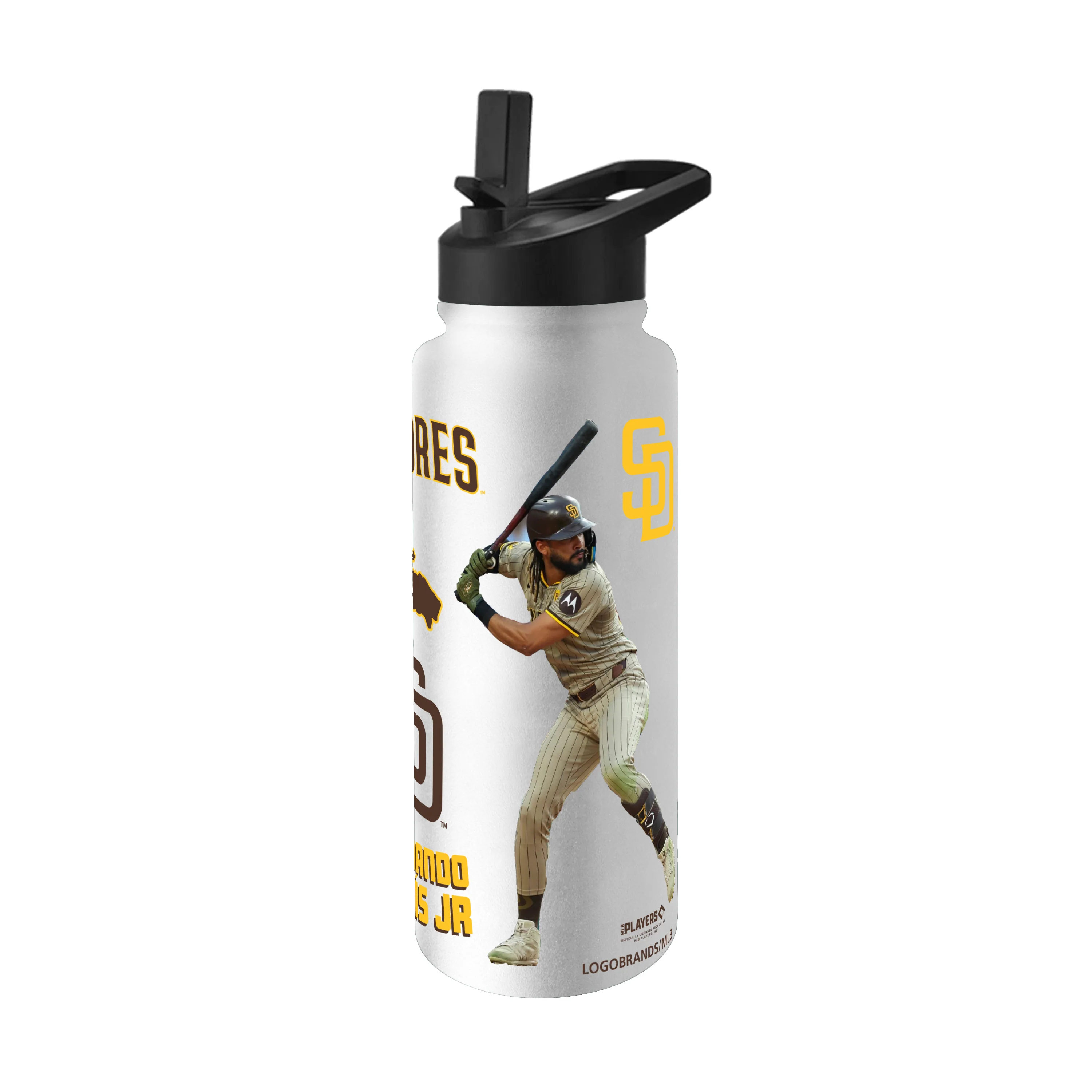 SD Padres 34oz Fernando Tatis Jr Native Quencher Bottle - Image 2