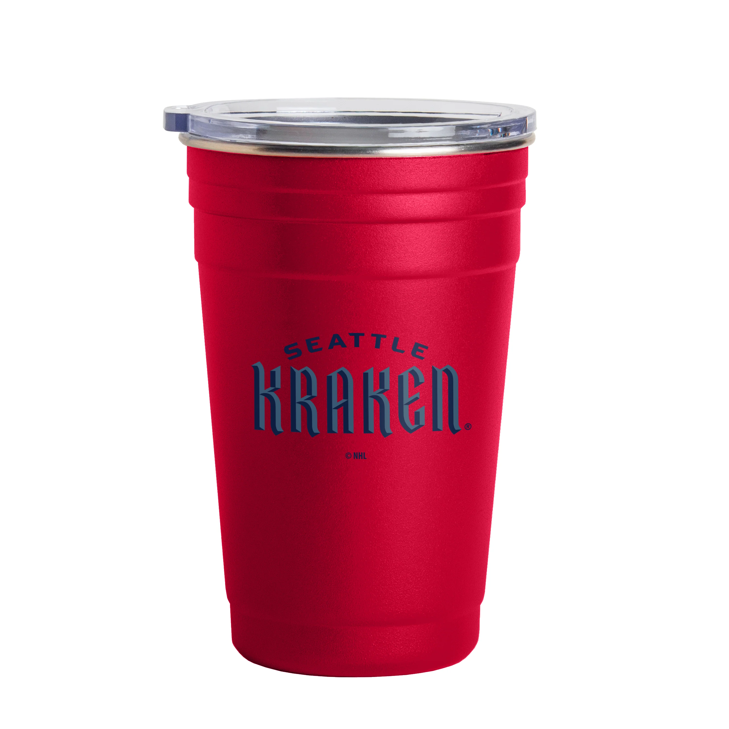 Seattle Kraken Red 22oz Flipside Stainless Cup - Image 2