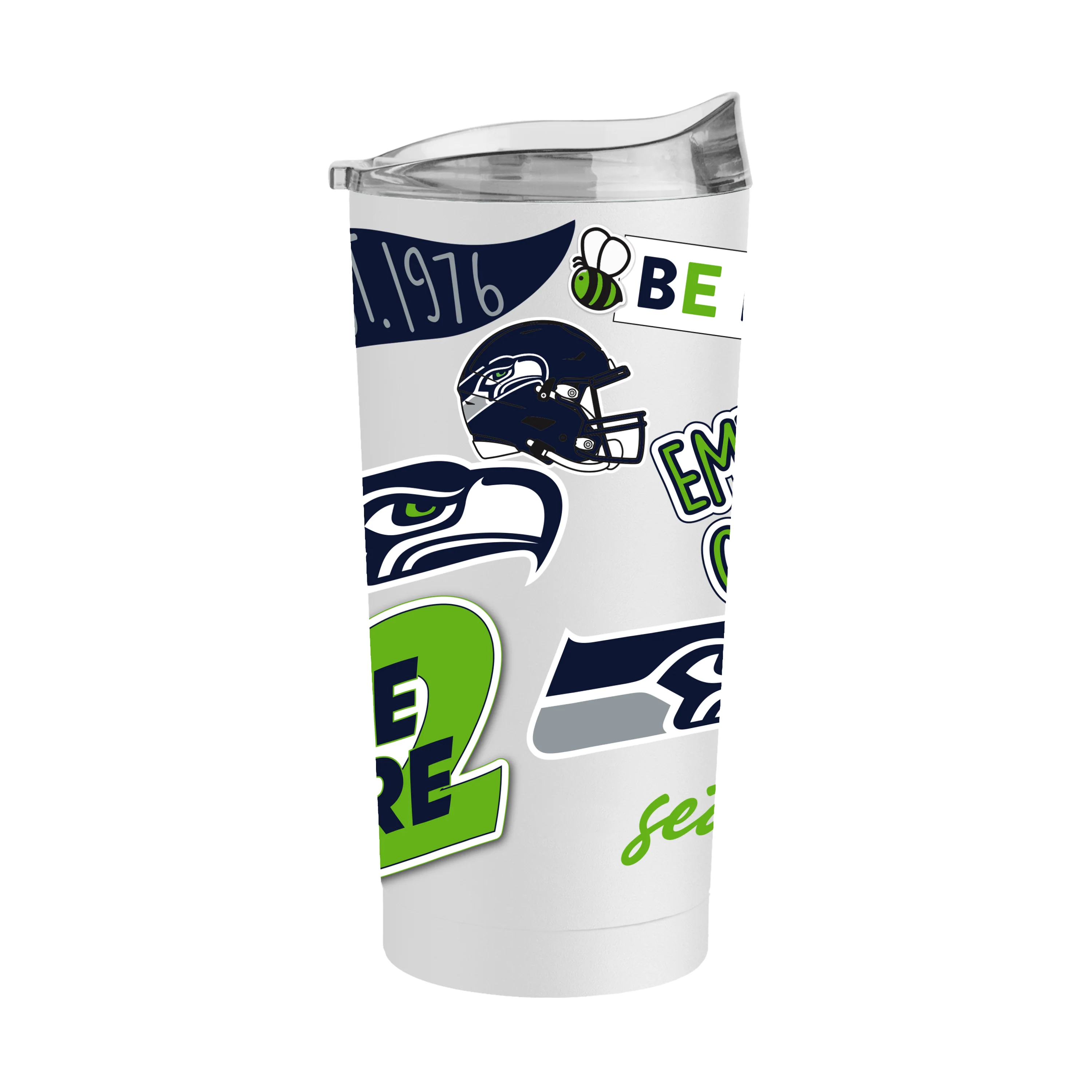 Seattle Seahawks 20oz Native Powder Coat Tumbler - Image 2