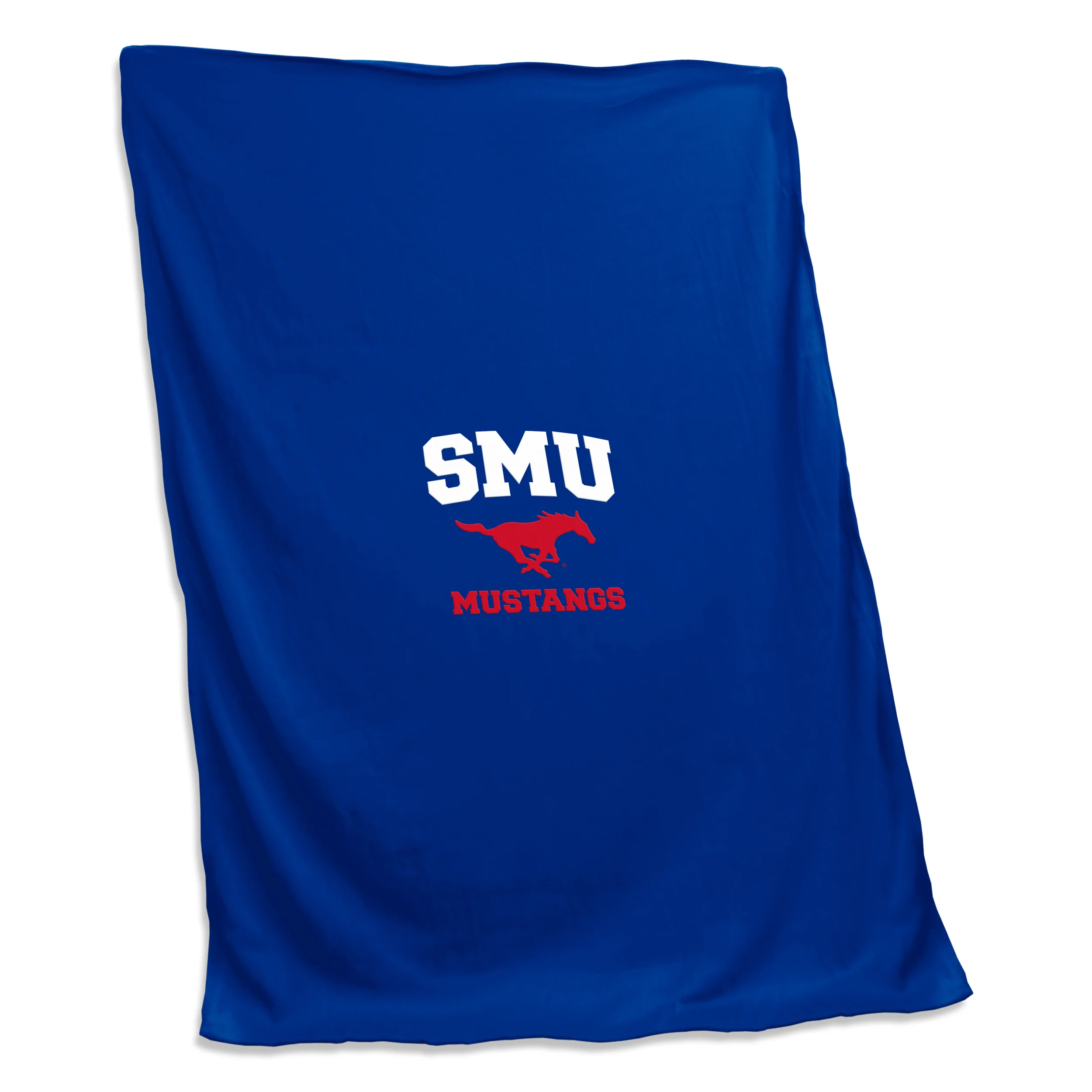 SMU Screened Sweatshirt Blanket