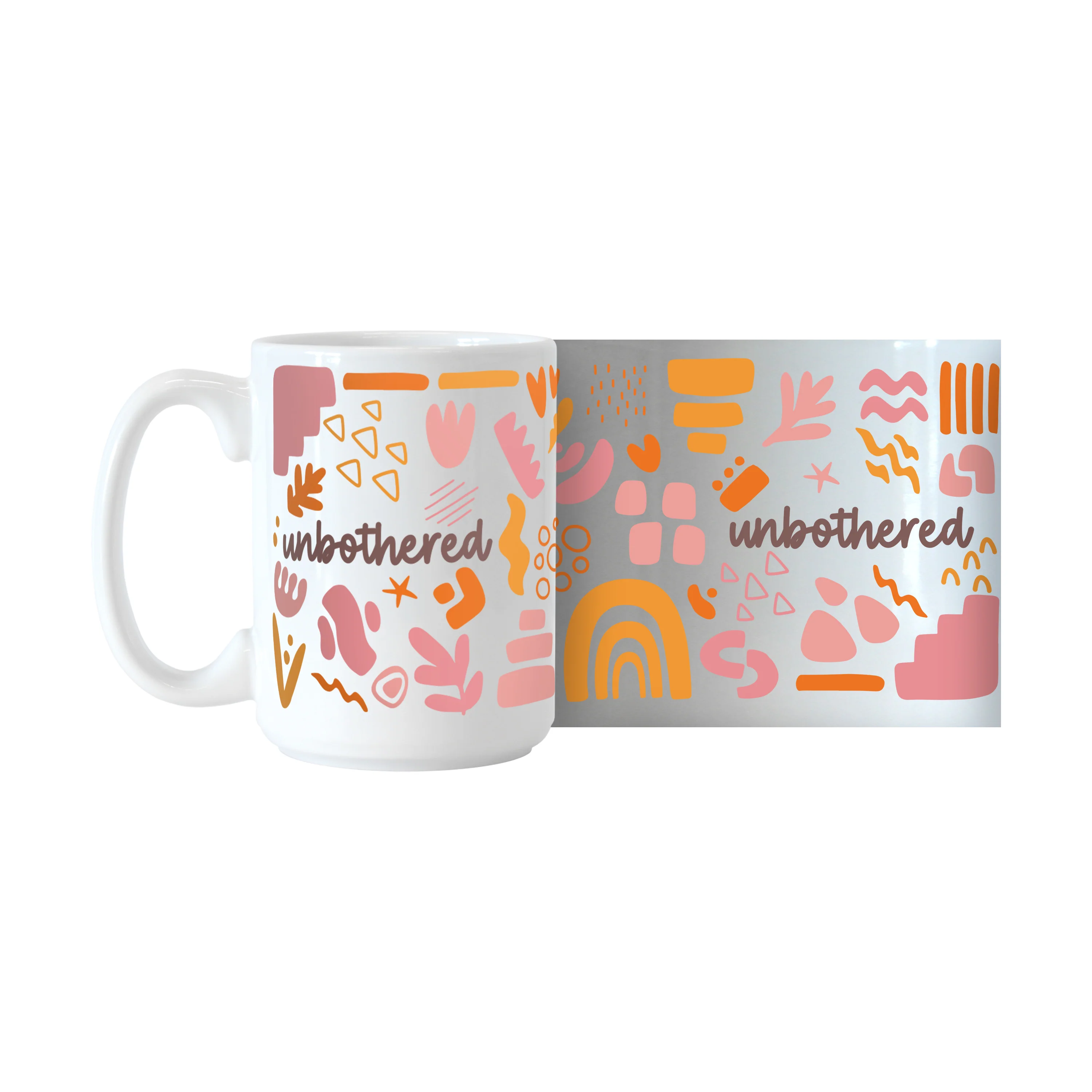 Snarky Mug Unbothered 15oz Sublimated Mug - Image 2