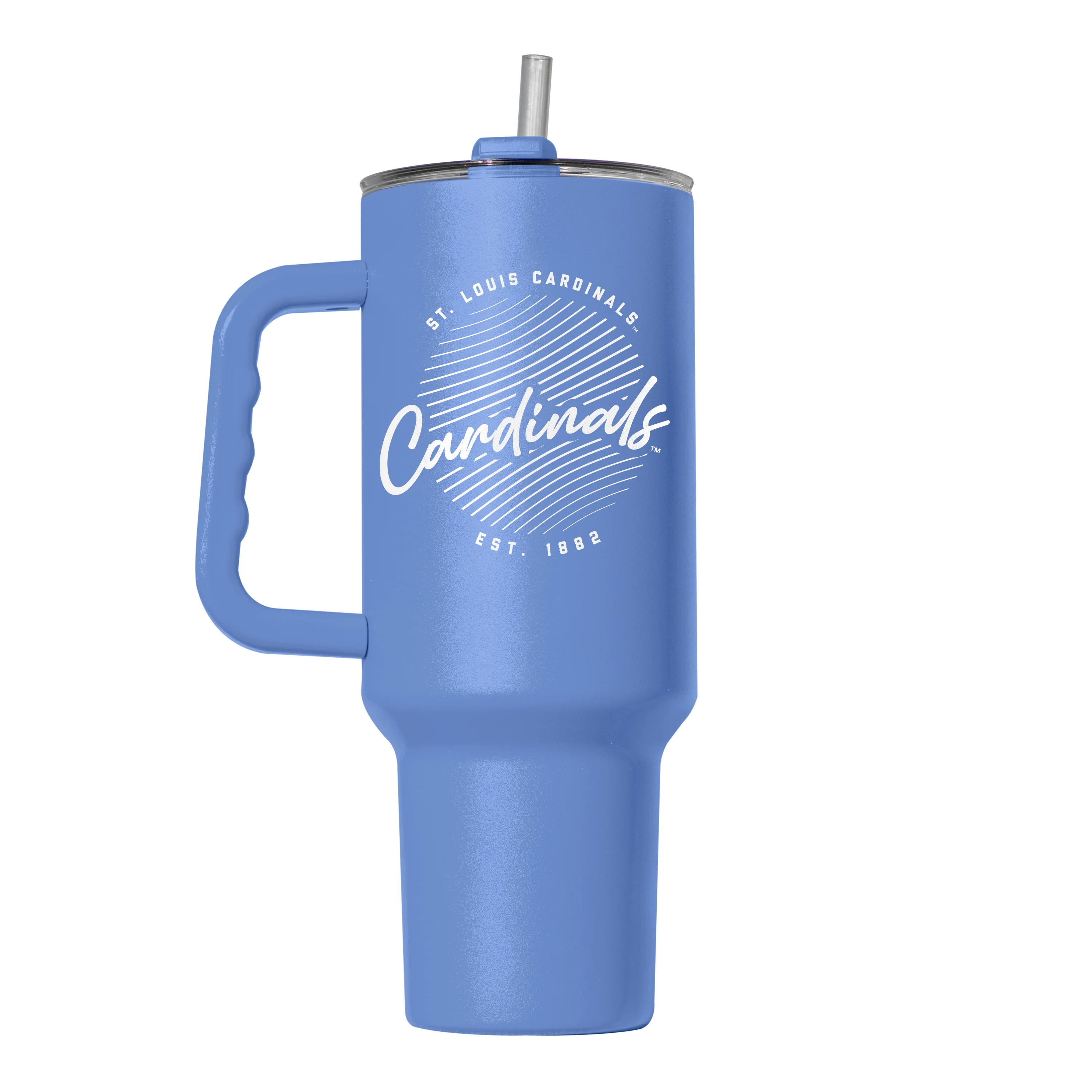 St. Louis Cardinals 40oz Retro Script Powder Coat Tumbler - Image 2