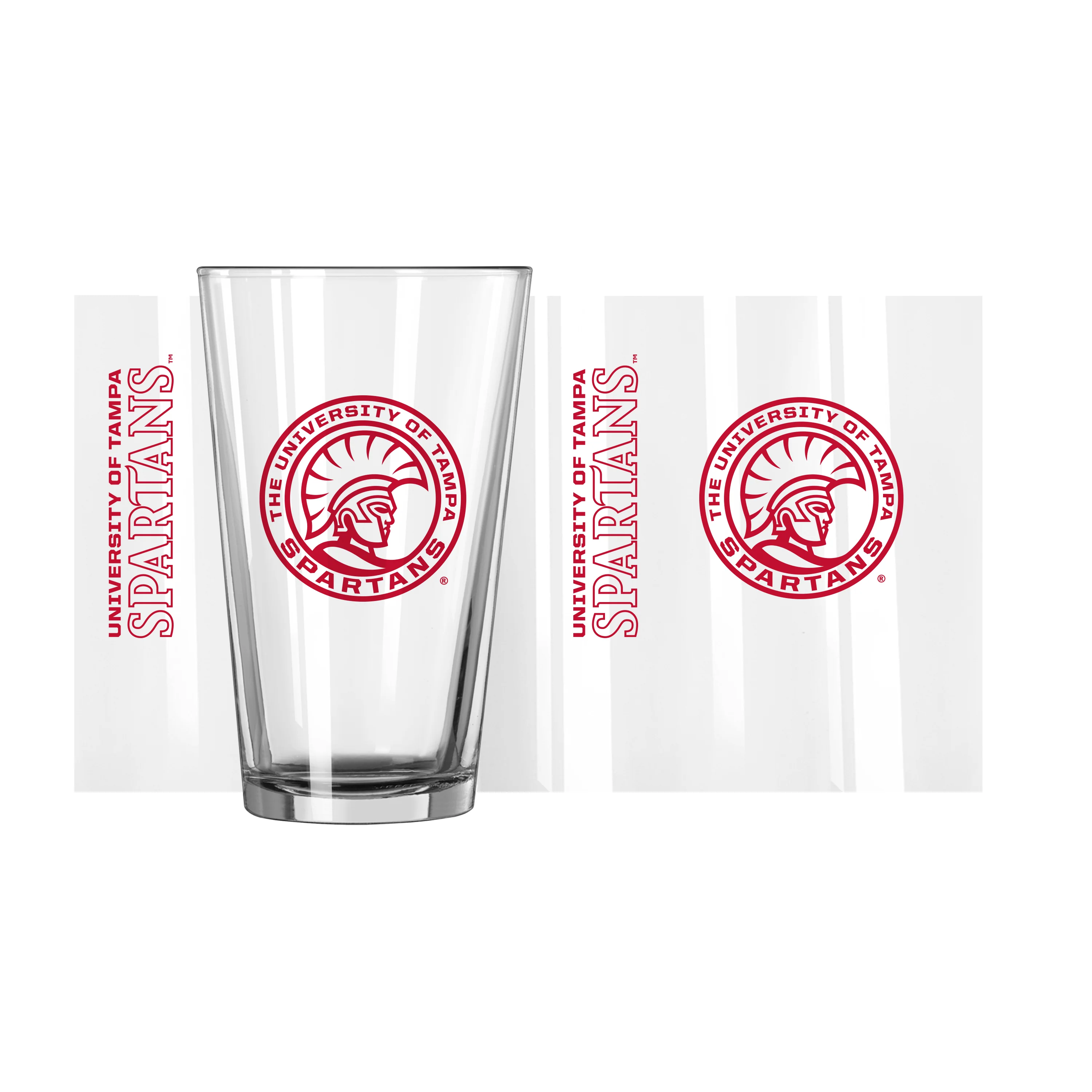 Tampa 16oz Gameday Pint Glass - Image 2