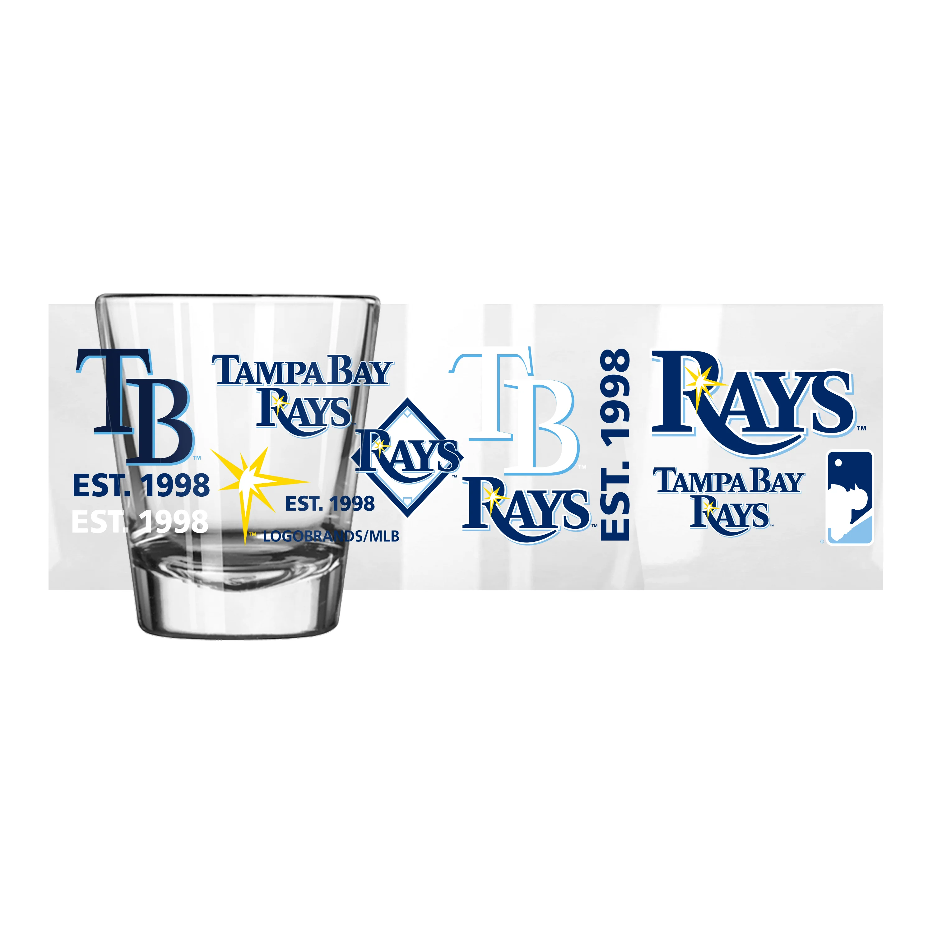 Tampa Bay Rays 2oz Spirit Shot Glass - Image 2